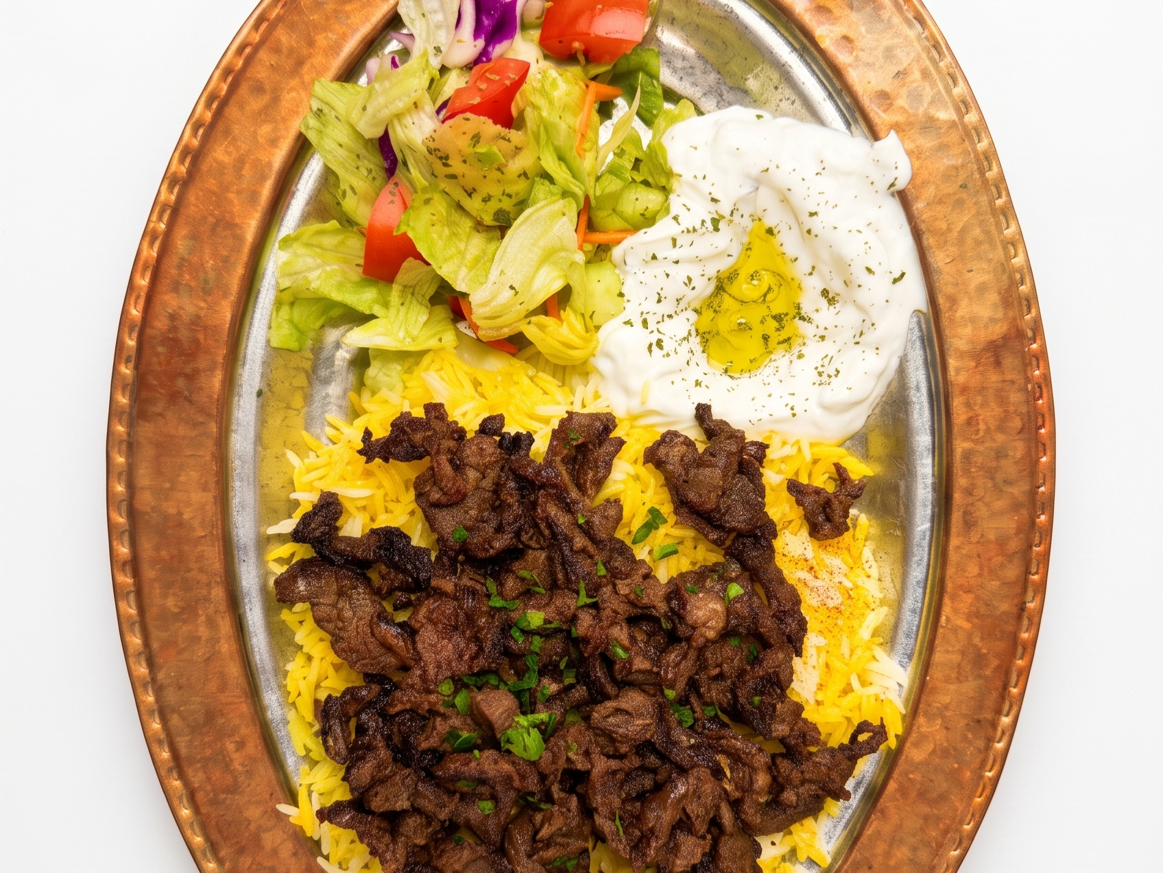 Chef's Plate Beef Shawarma.