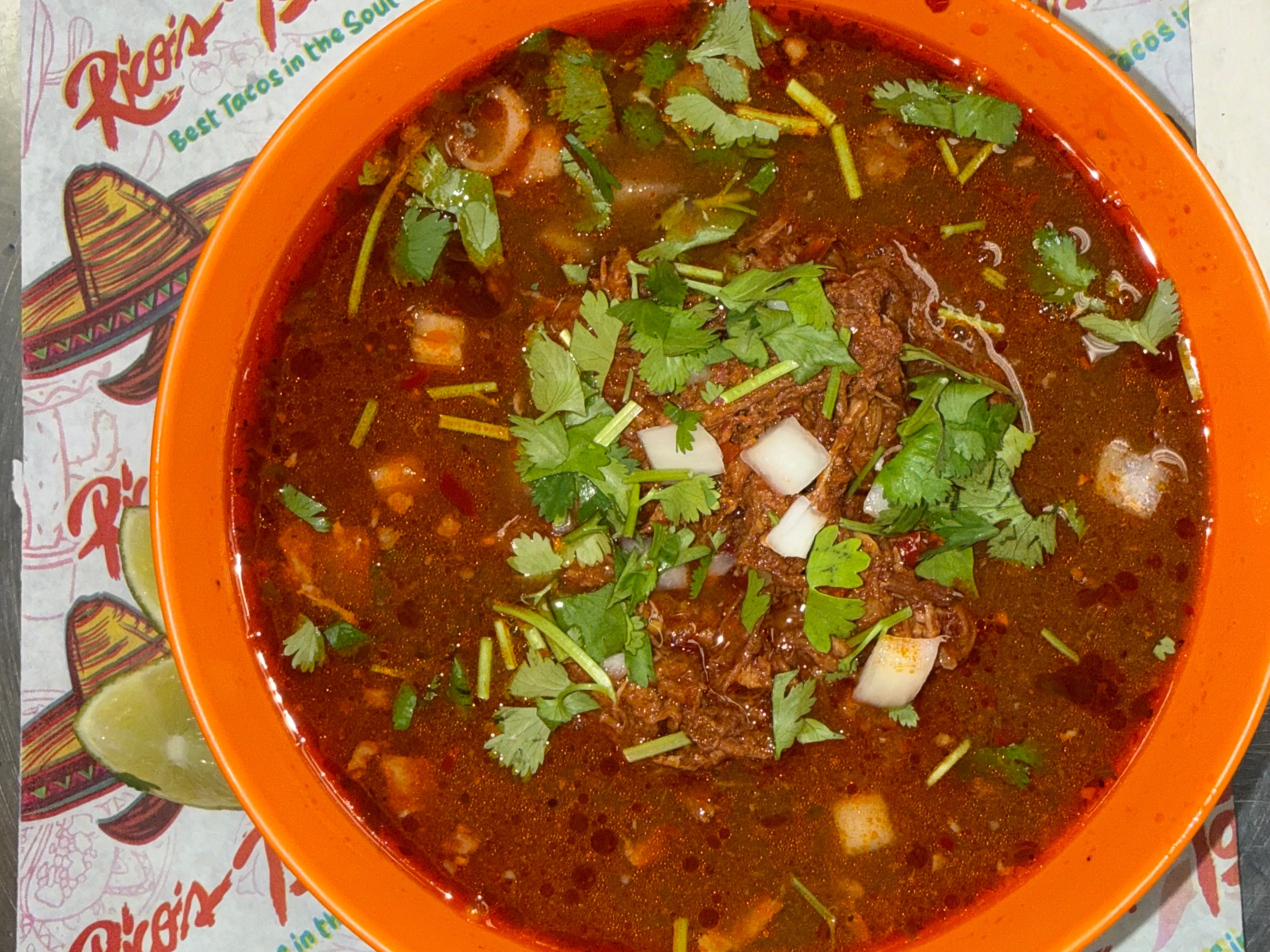 16 oz consome with meat.