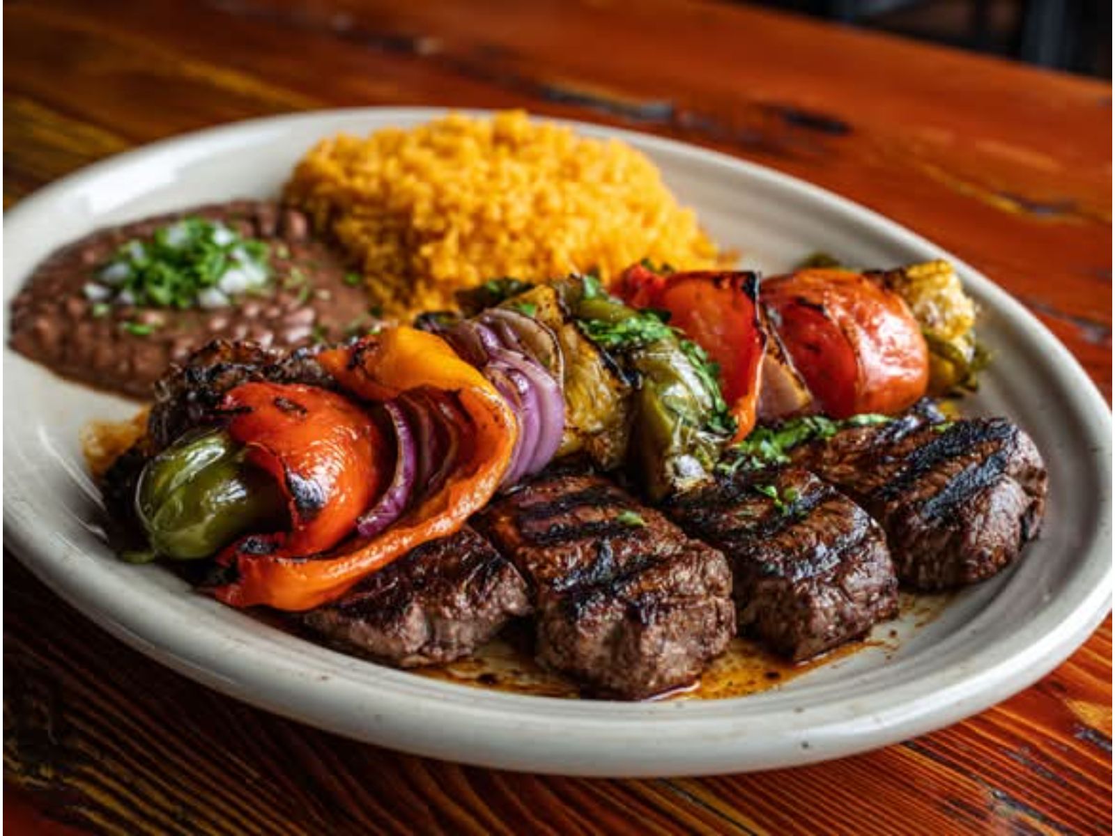 Steak A La Mexicana.