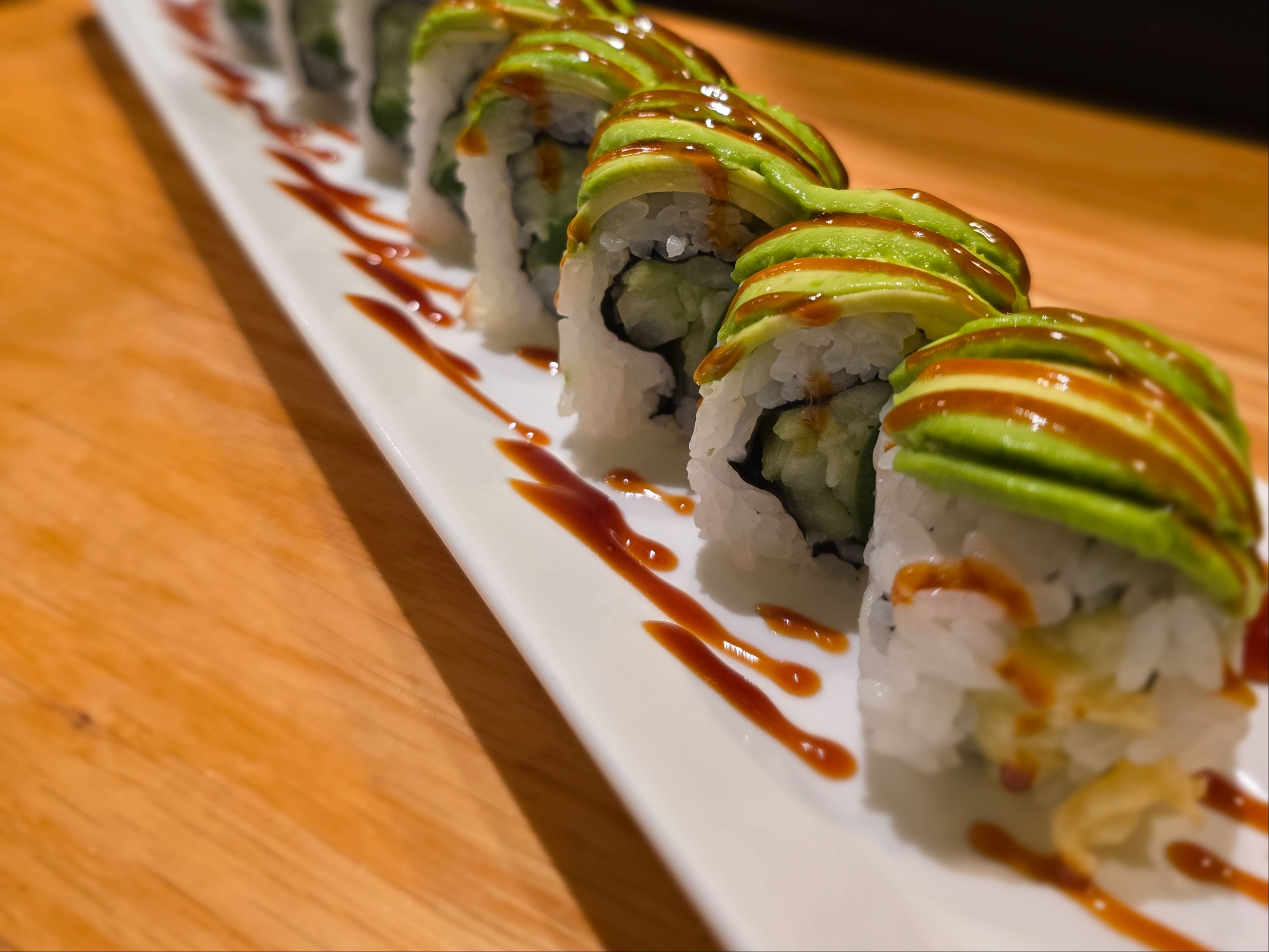 Veggie Caterpillar Roll.