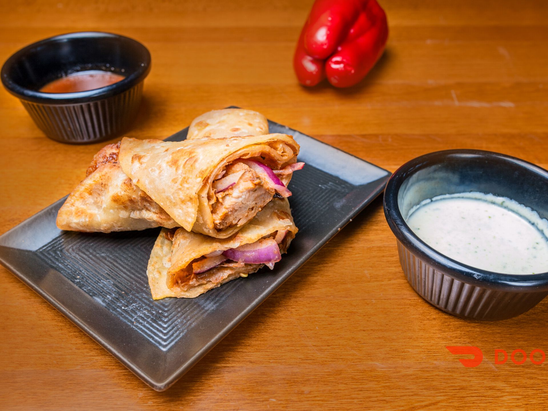 Chicken Malai Roll Double Treat.