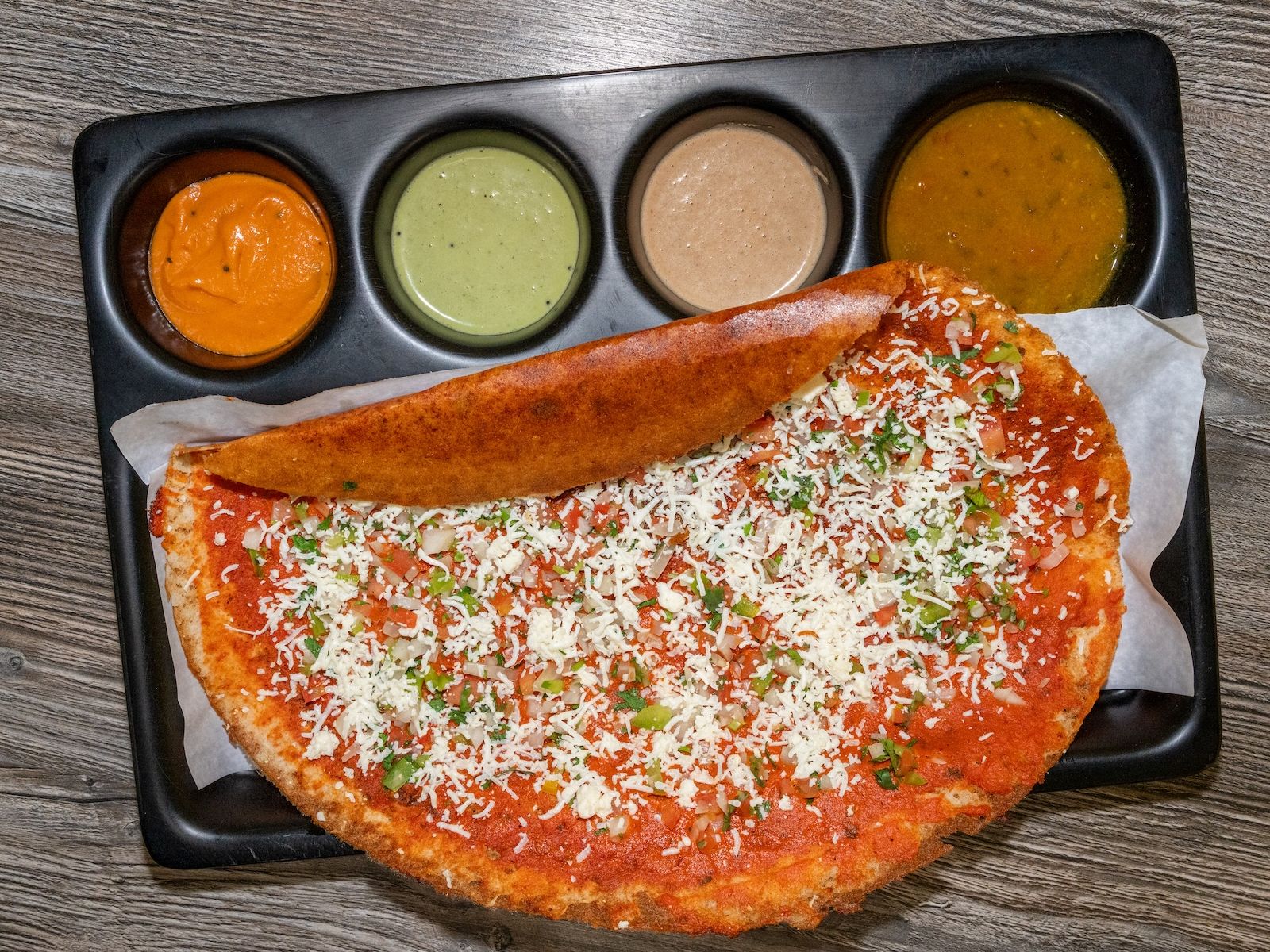 Tikka Paneer Dosa.