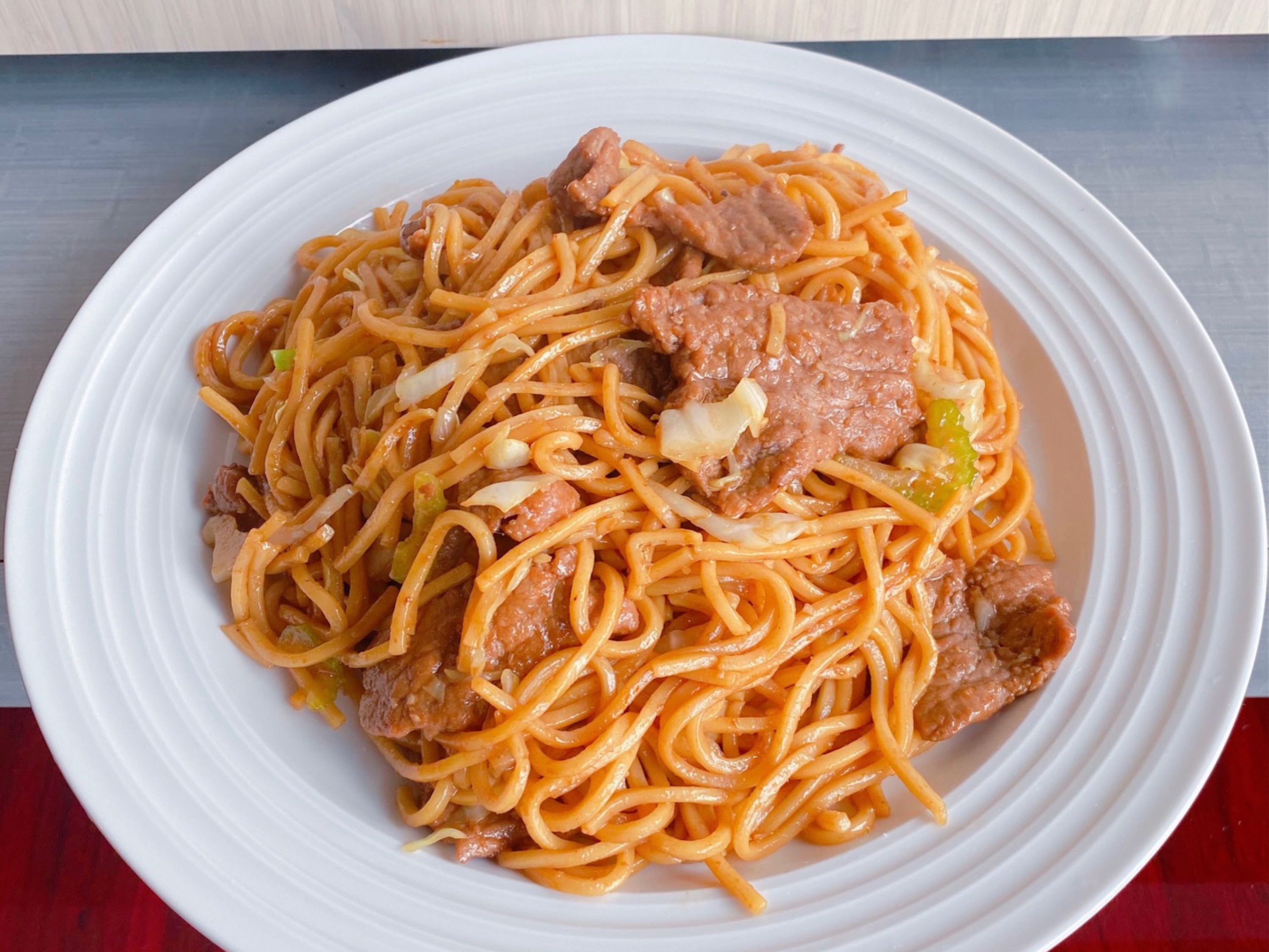 LM3 Beef Lo Mein.
