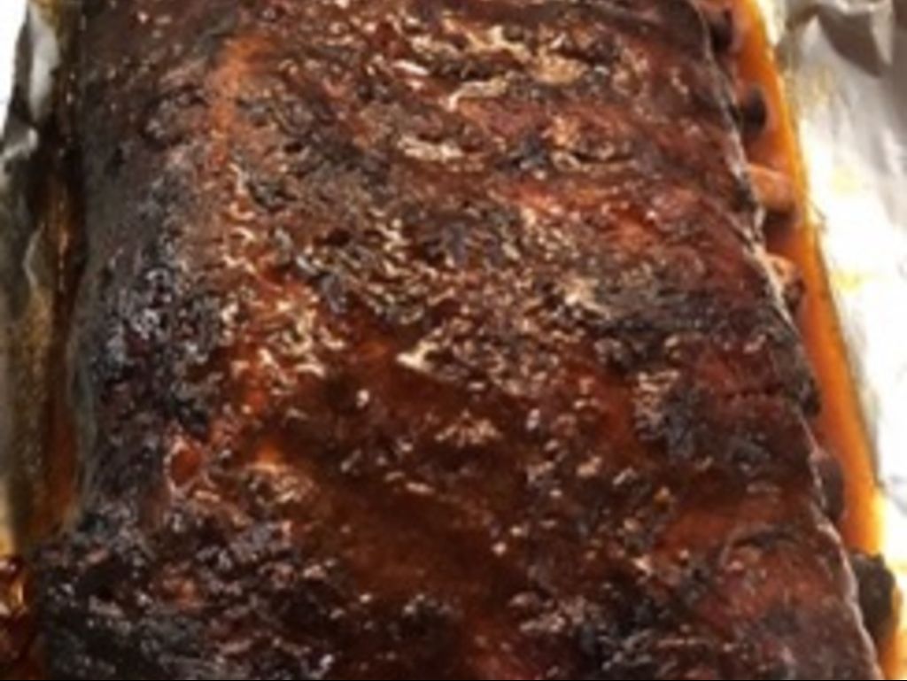 Whole PORK SPARE RIB RACK + 2 LARGE SIDES.