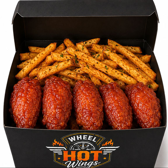 5 Wings + Fries (1 Flavor)