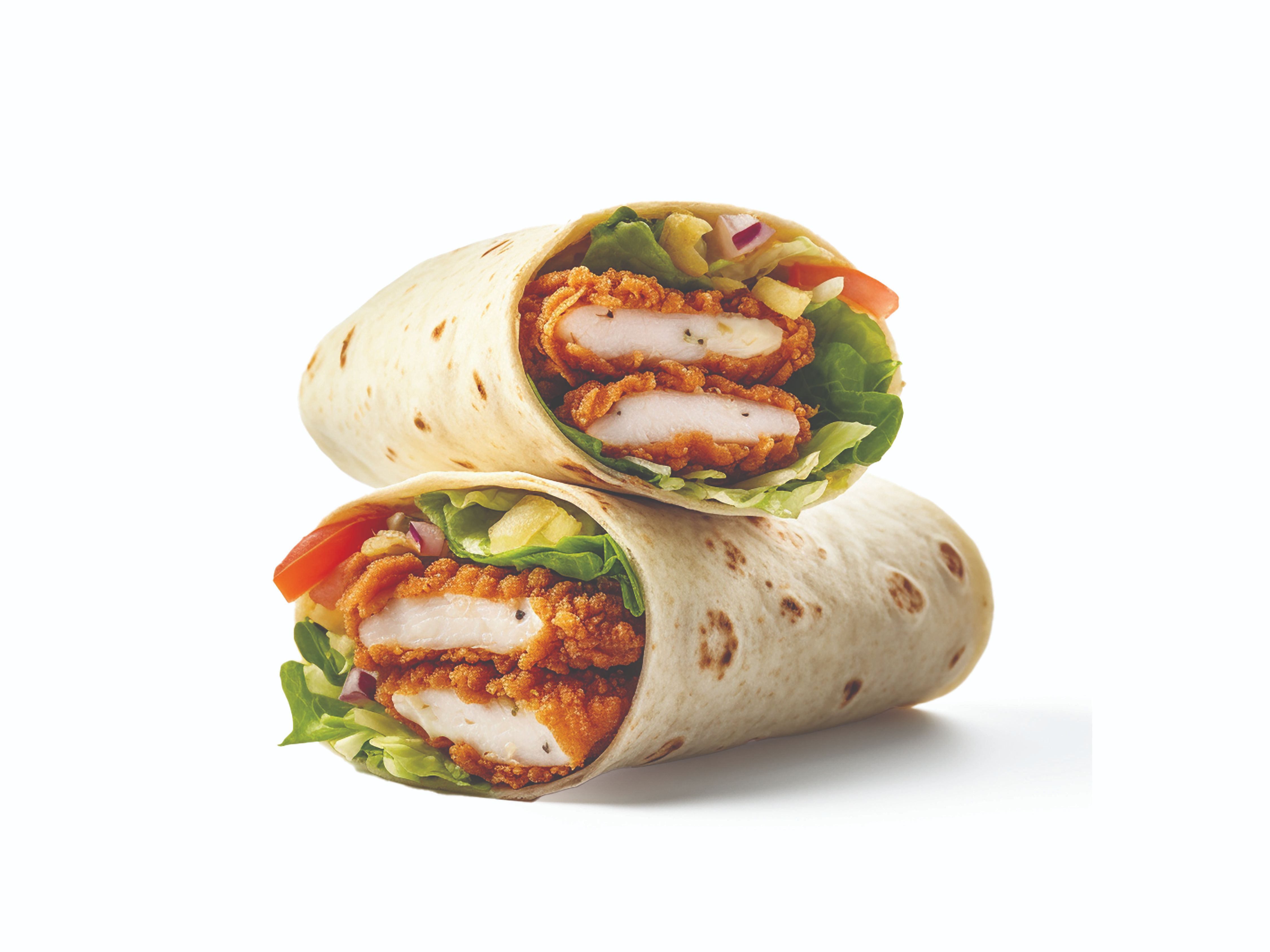 Crispy Chicken Wrap.