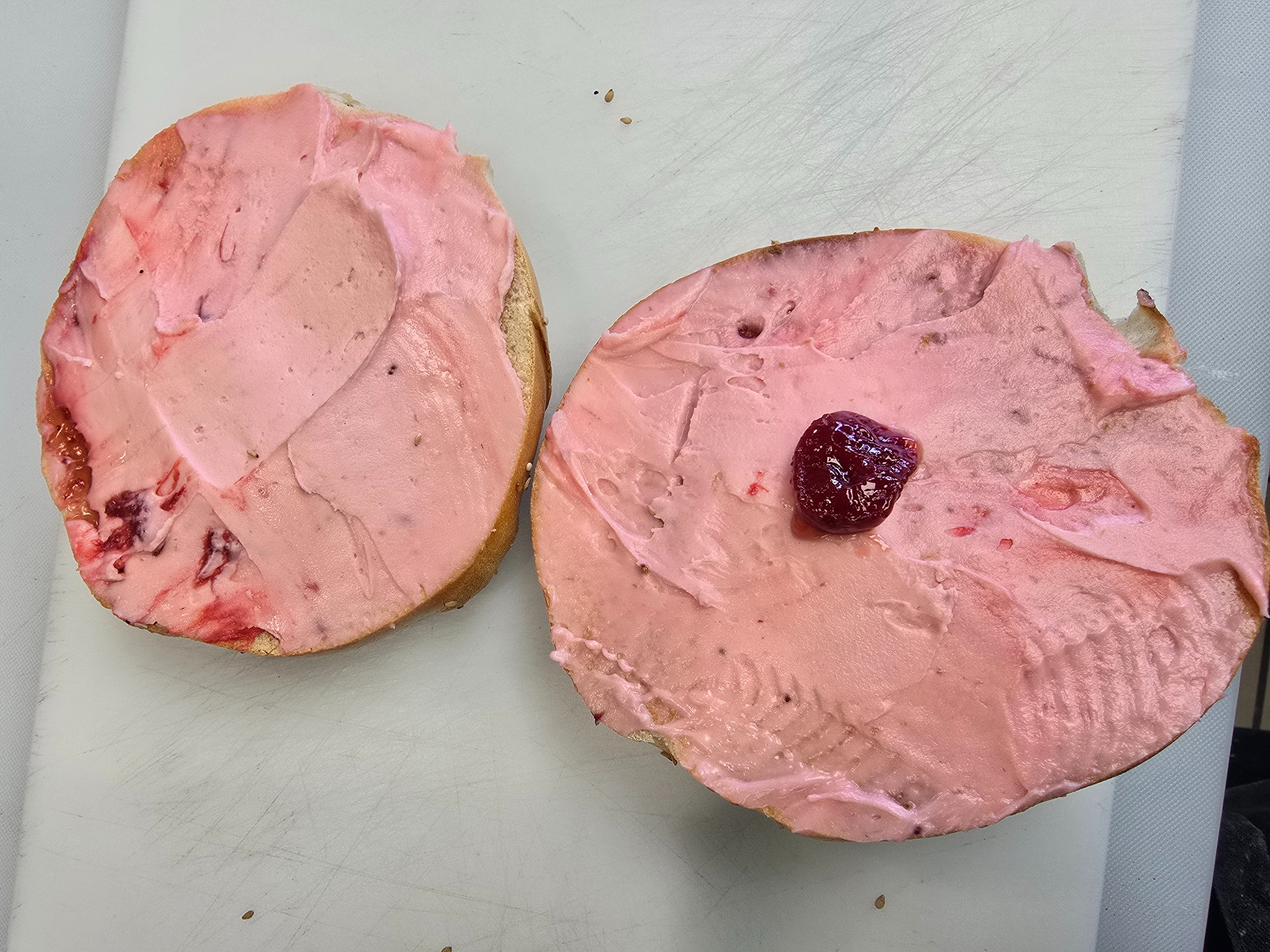 Bagel w/ Flavored Cheese.