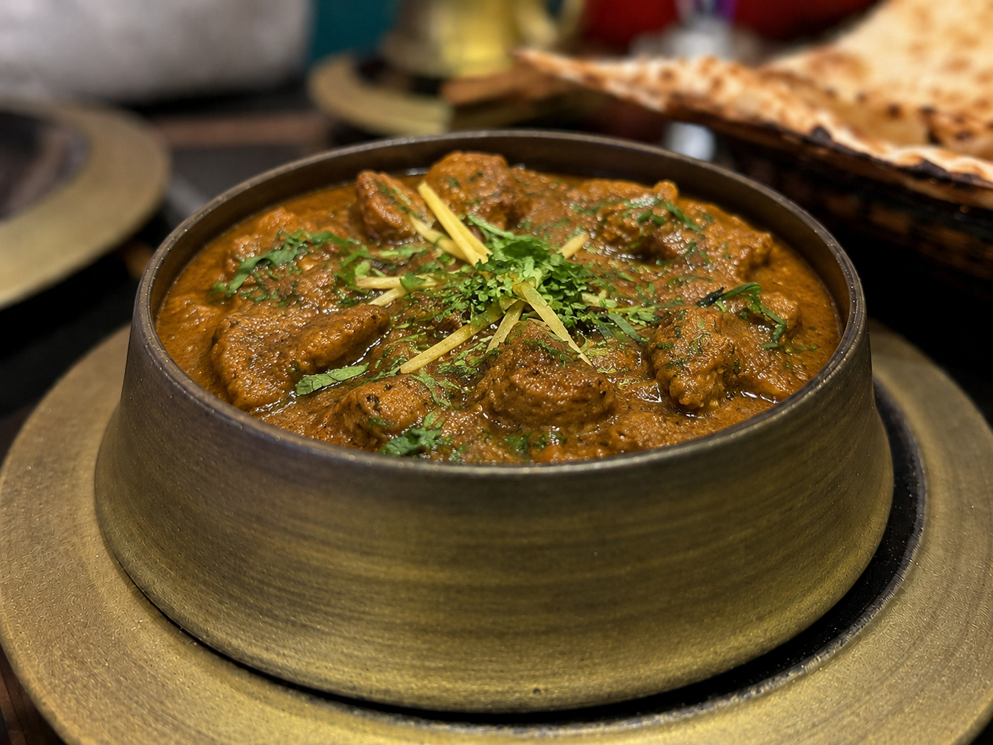 Delightful Goat Curry.