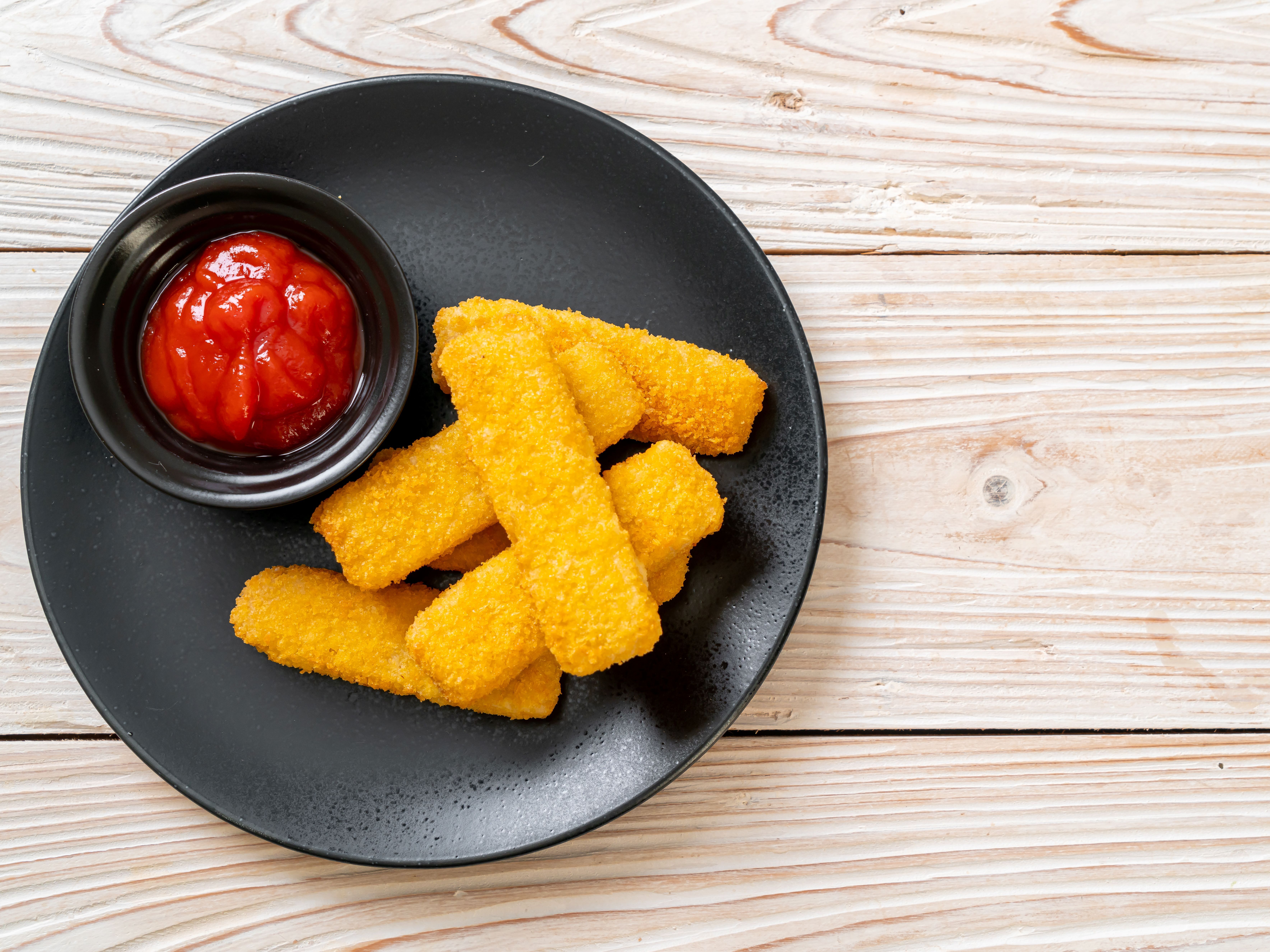 Kids Fish Fingers with Fries.
