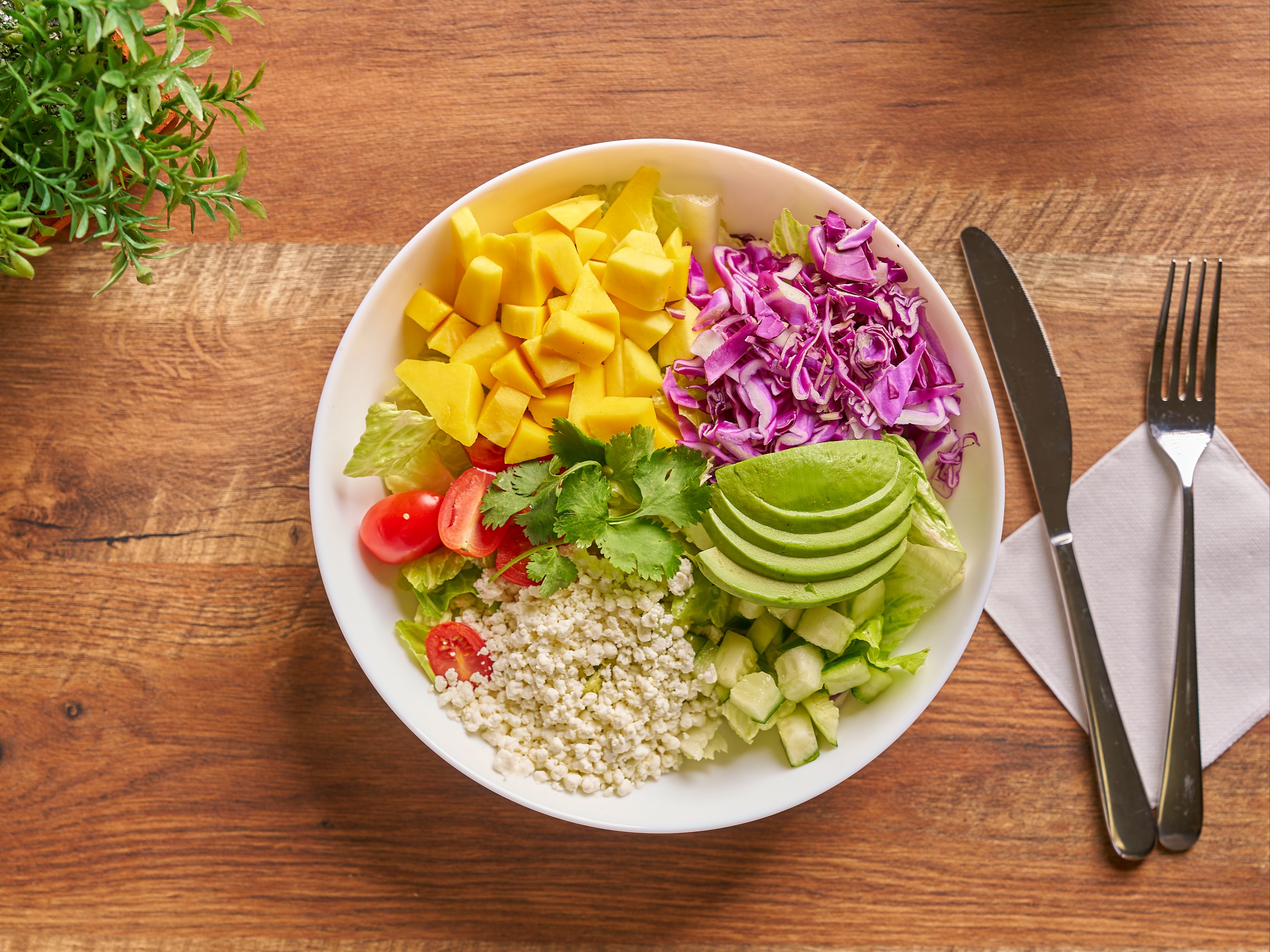 Mango Avocado Salad.