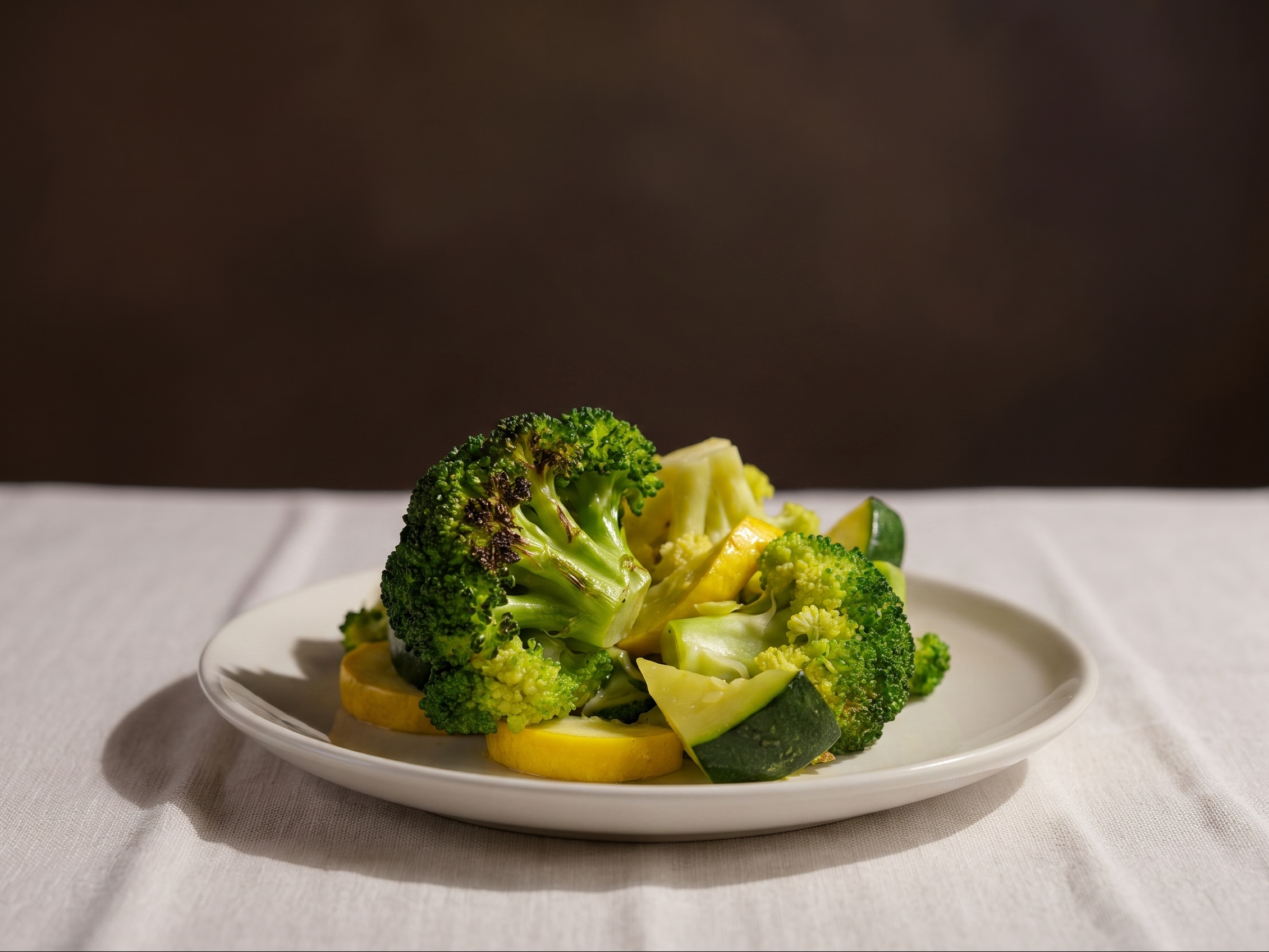 Steamed Mixed Vegetables.