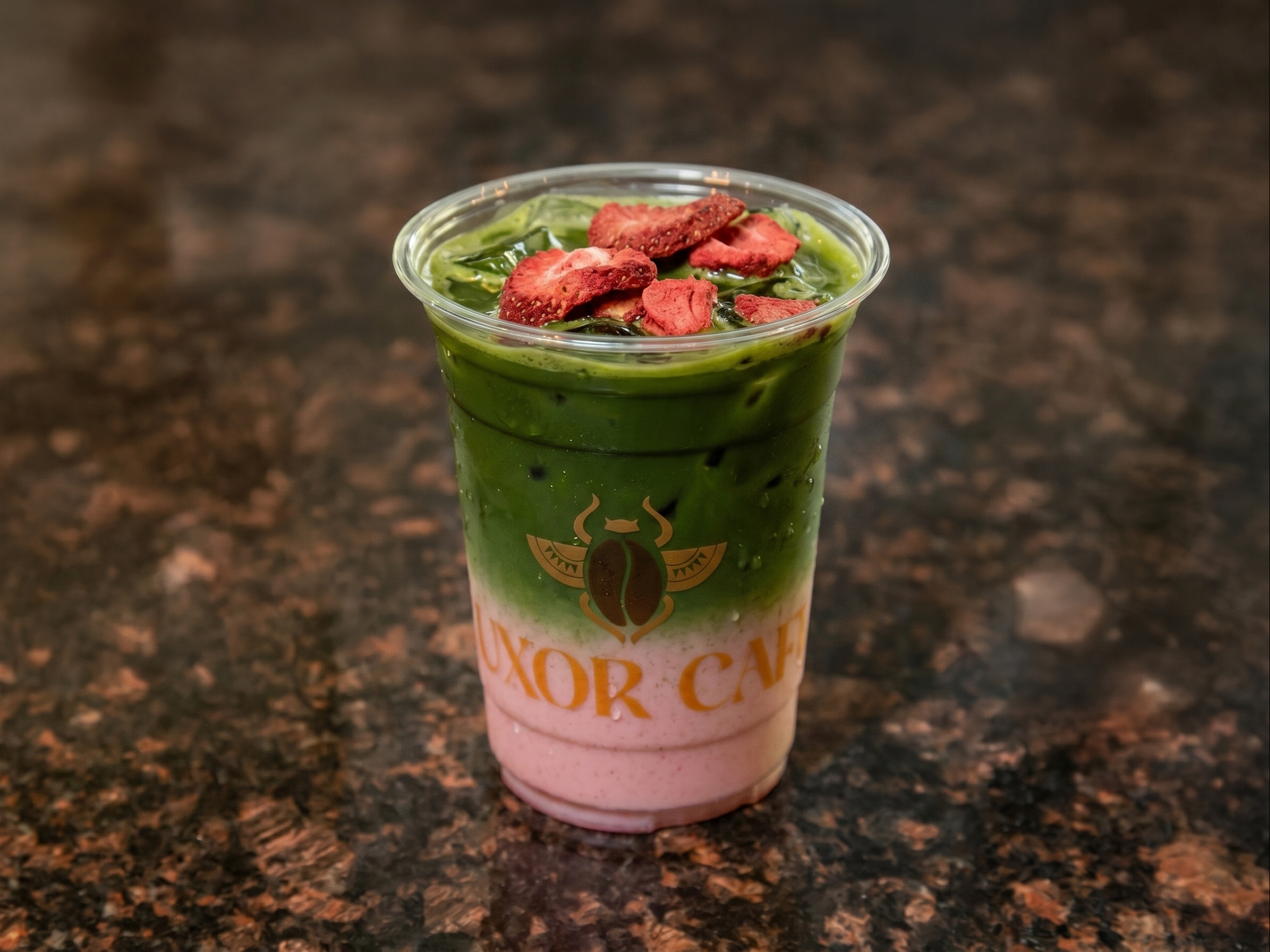 Strawberry Matcha.