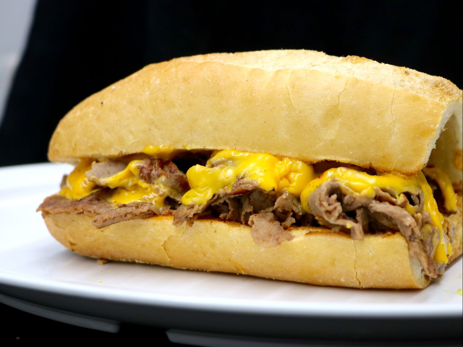Half Philly Cheese Steak.