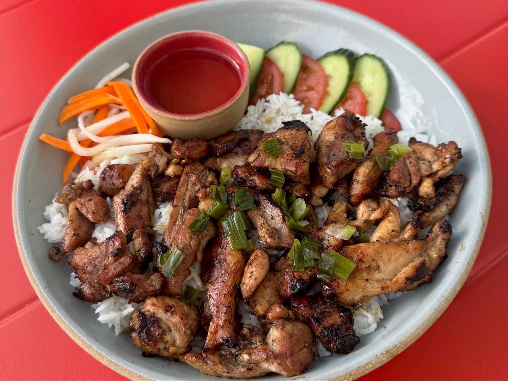 Grilled Chicken Rice Bowl.