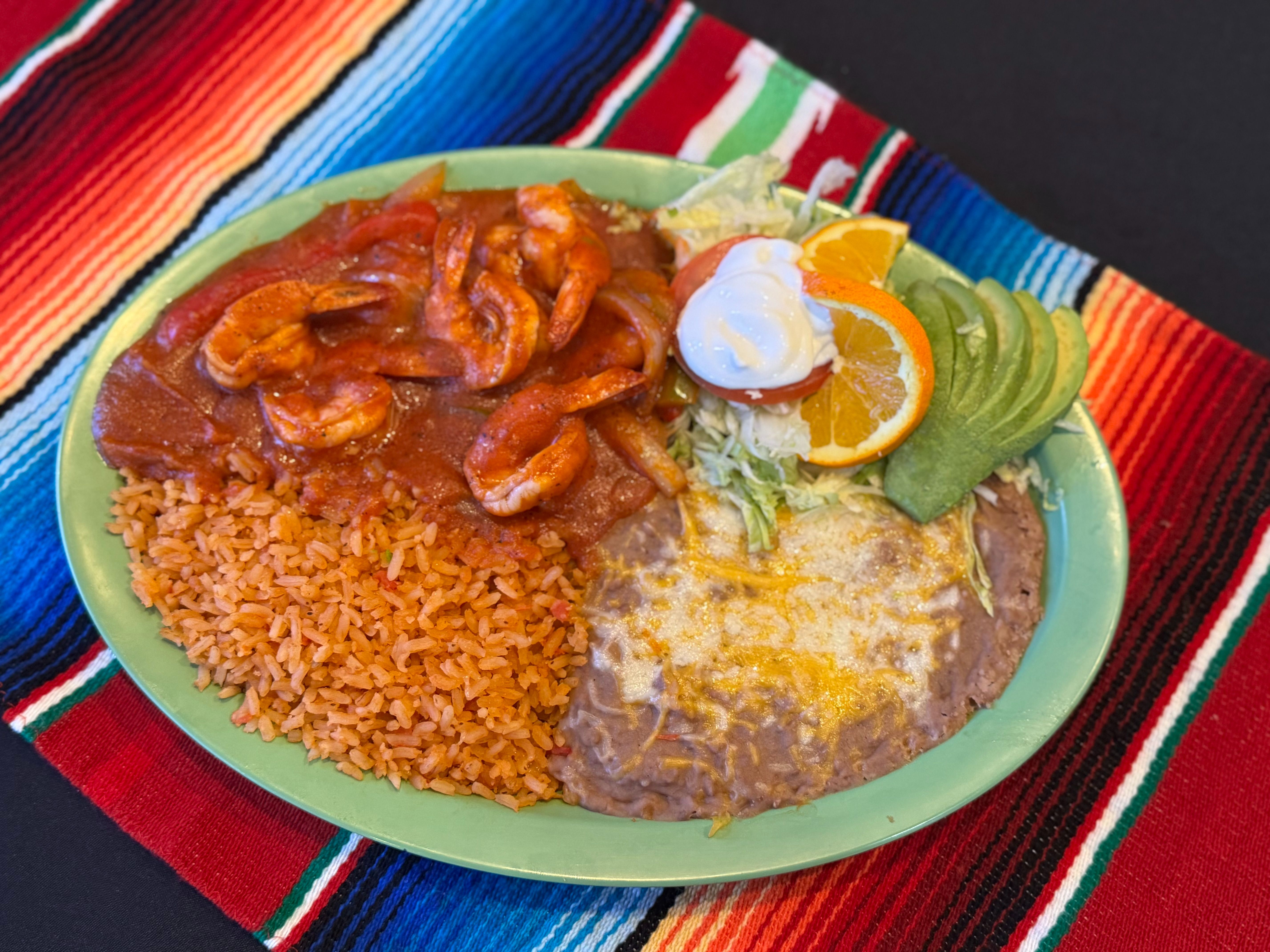 Camarones Rancheros.