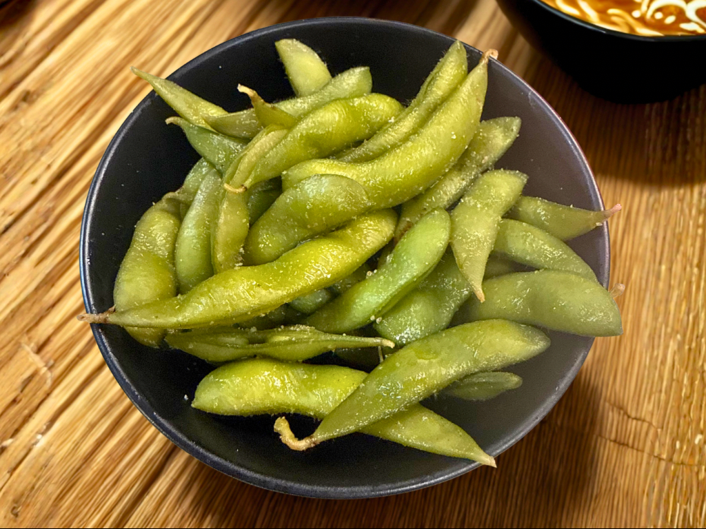 Lemon Pepper Edamame.