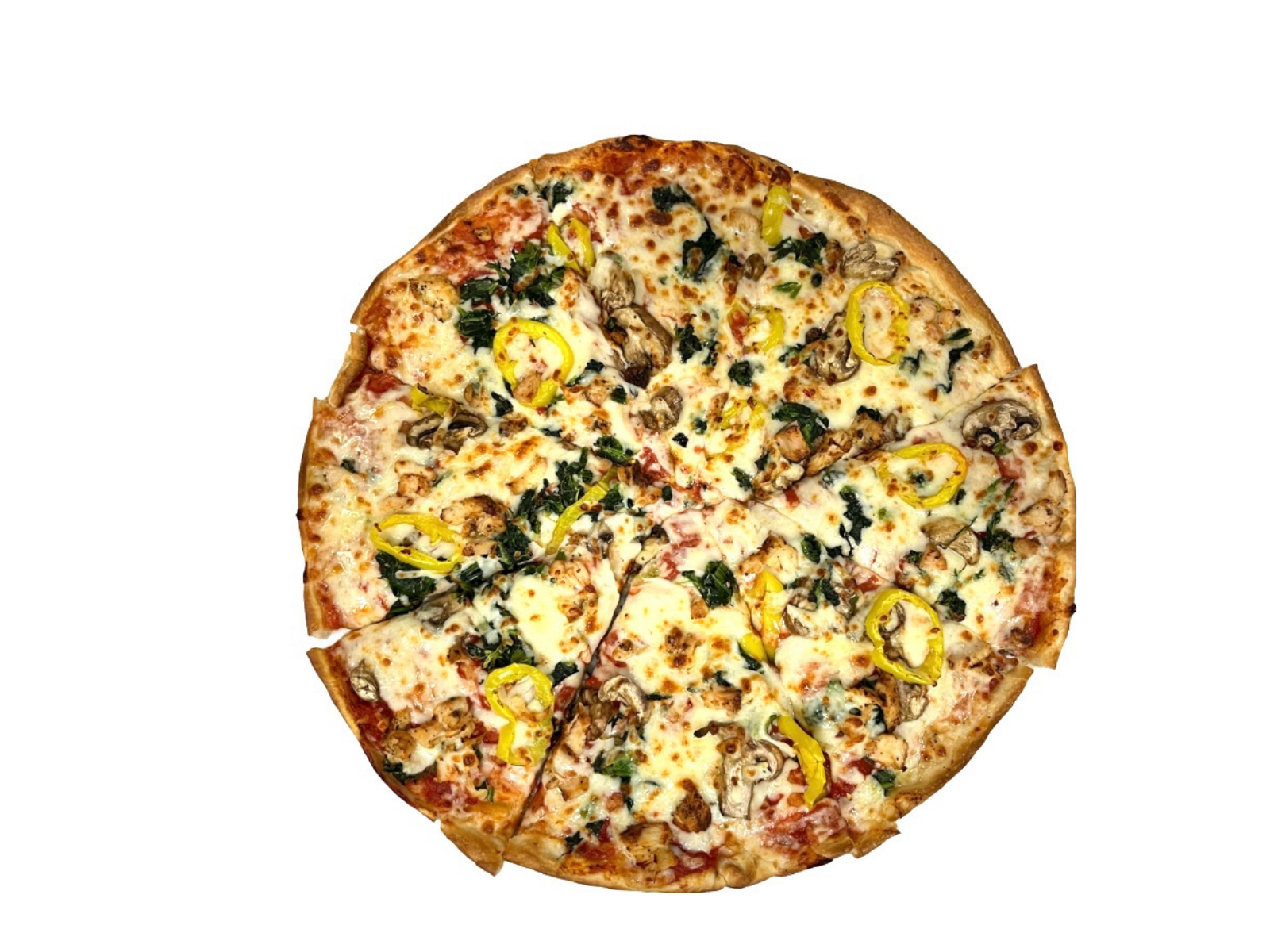 10' CREATE YOUR OWN PIZZA.