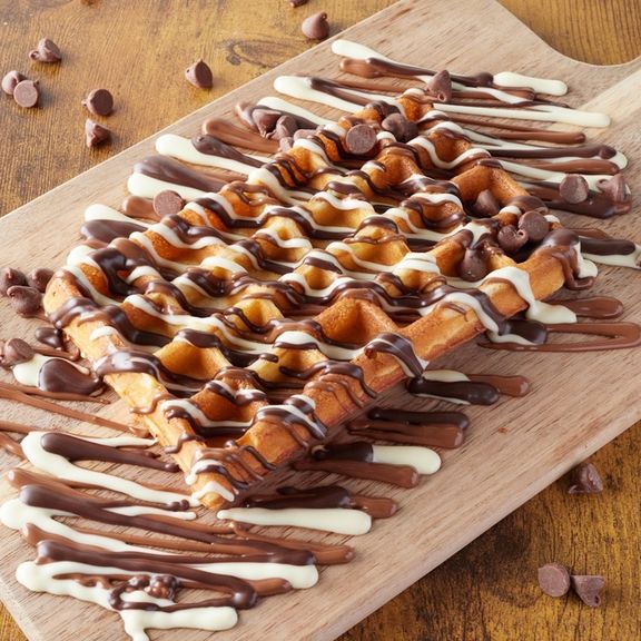 Triple Chocolate Waffle