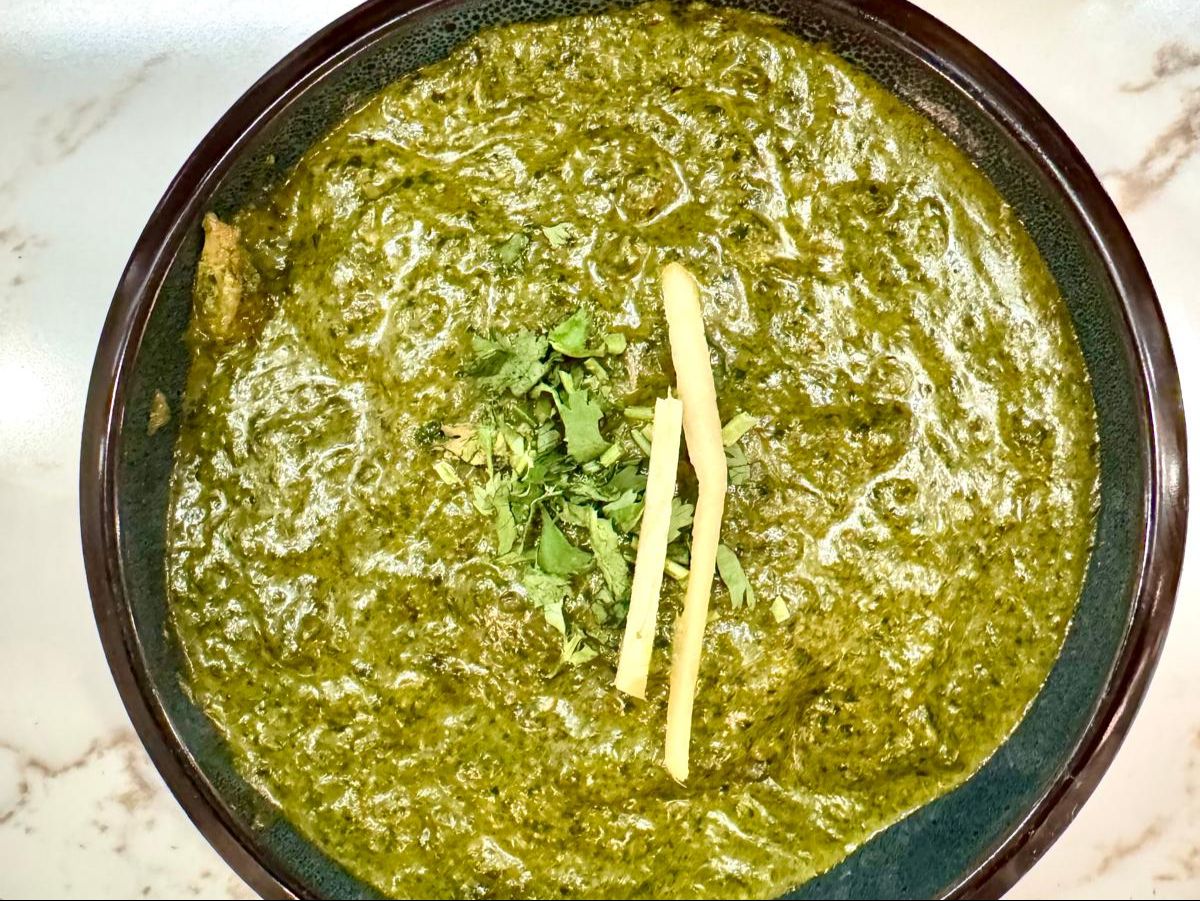 Palak Chicken.