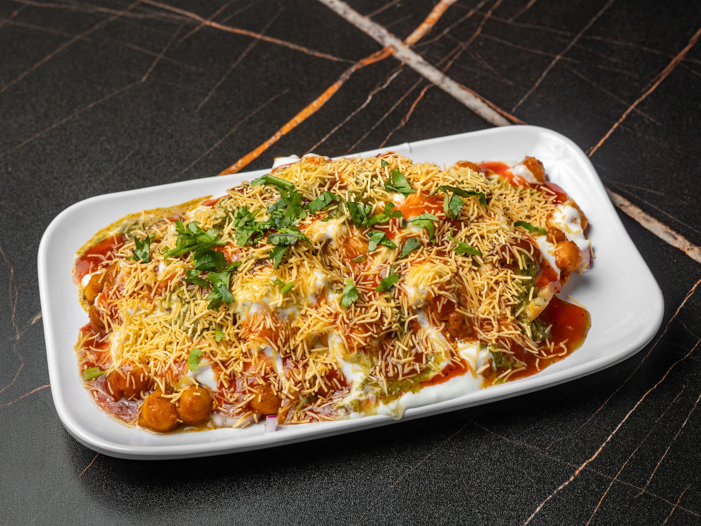 Samosa Chaat.