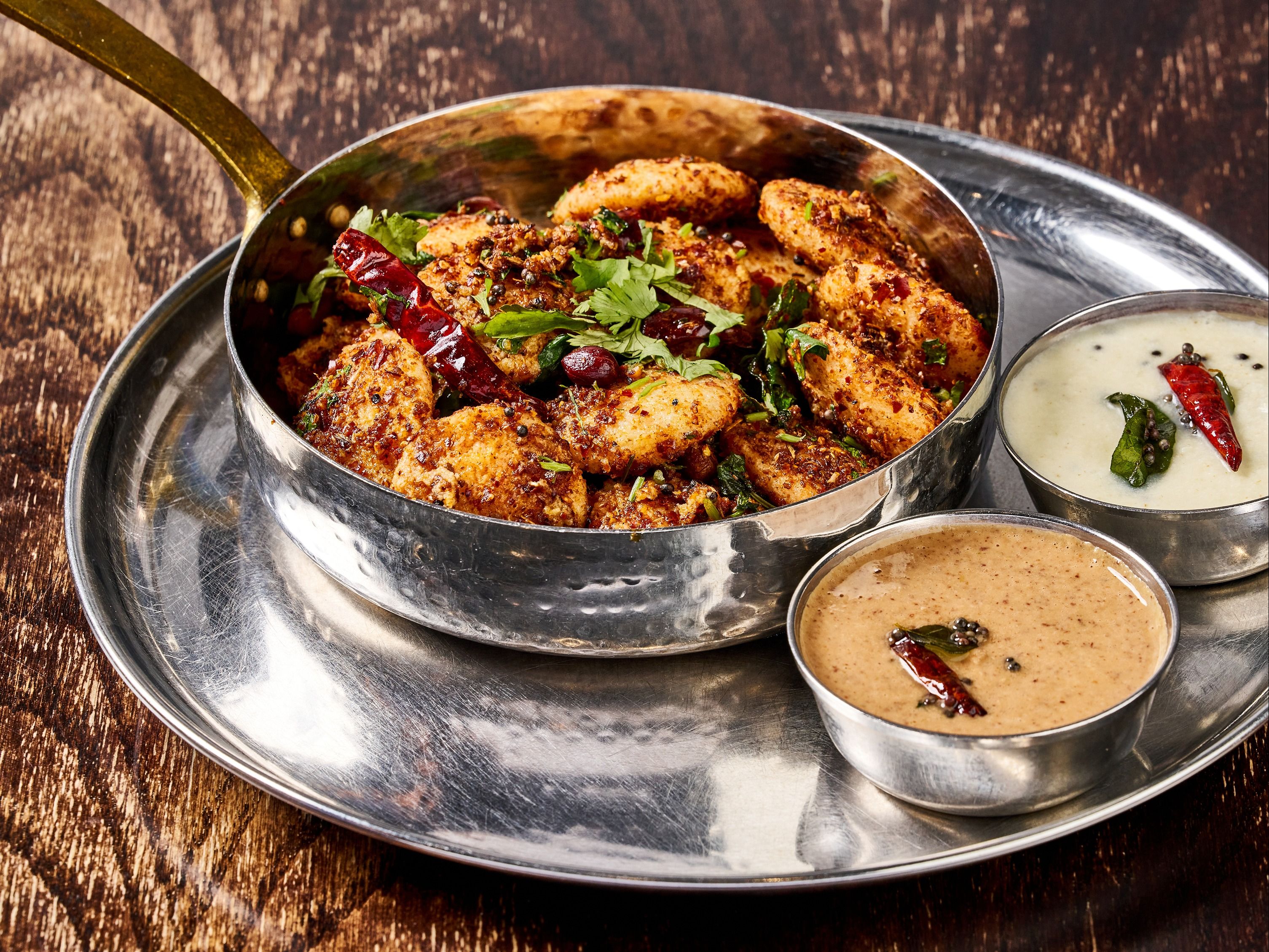 Mini "Karampodi" Idly (GF).