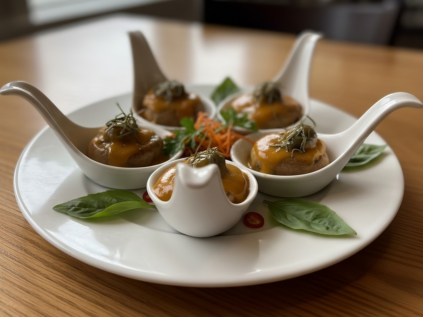 Escargots Stuffed Mushroom.