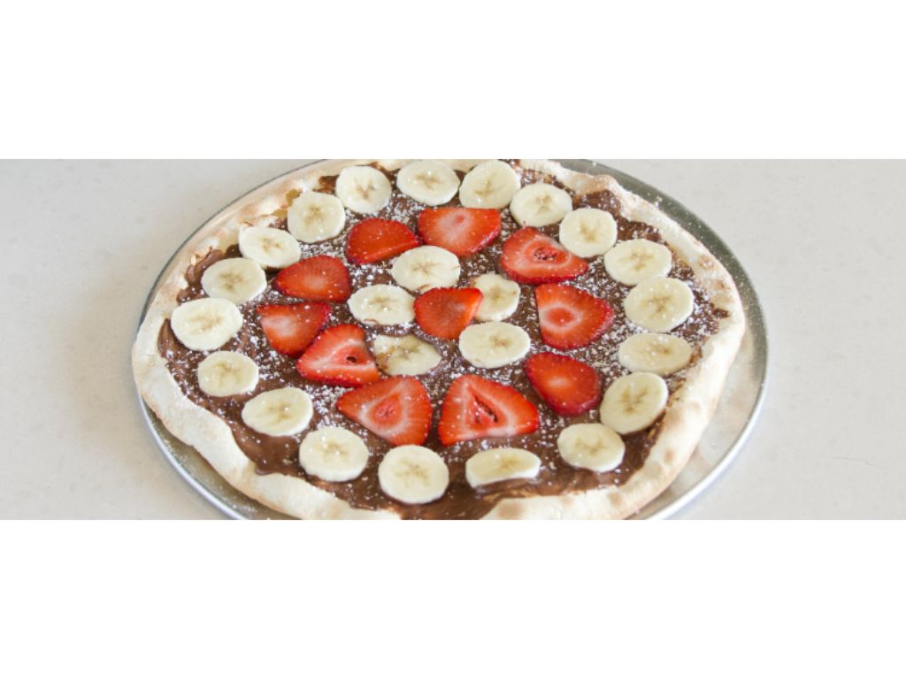 Nutella Dessert Pizza.