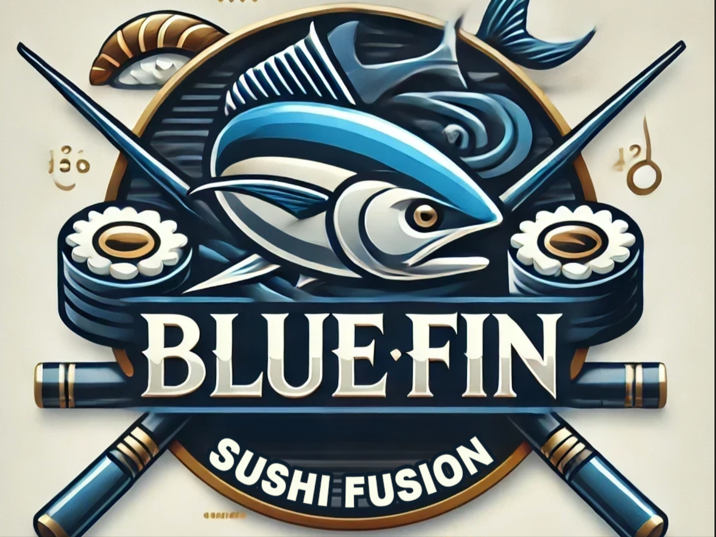 0L/BLUE FIN SUSHI LOGO.