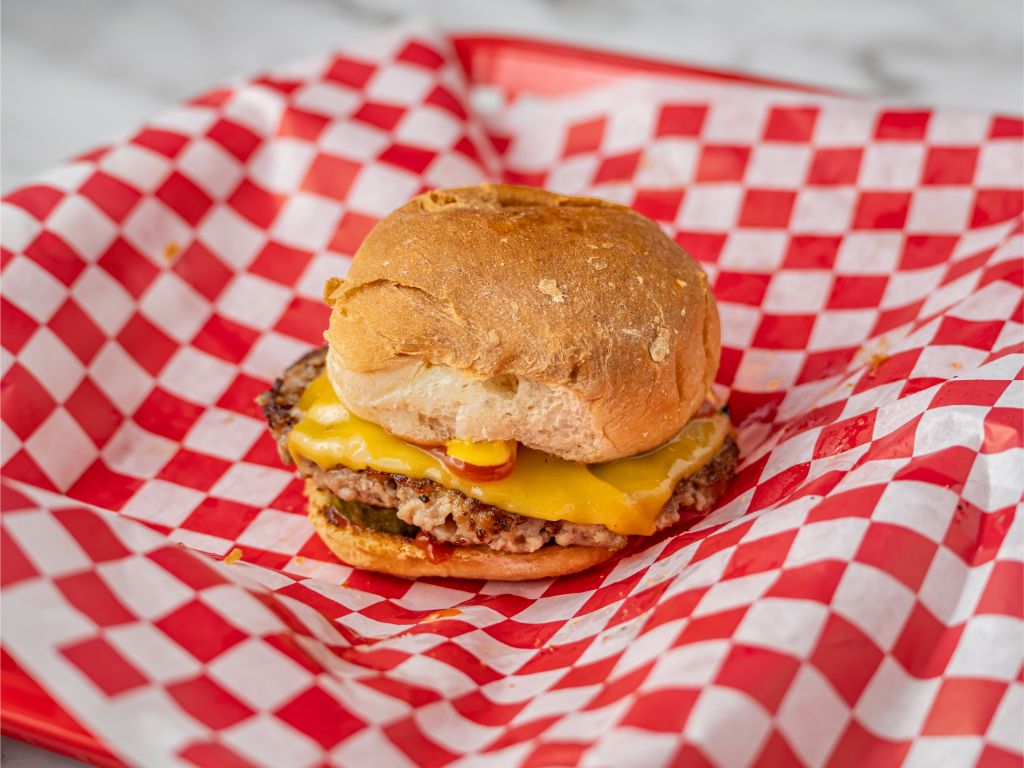 Kids Cheese Burger Slider Combo.