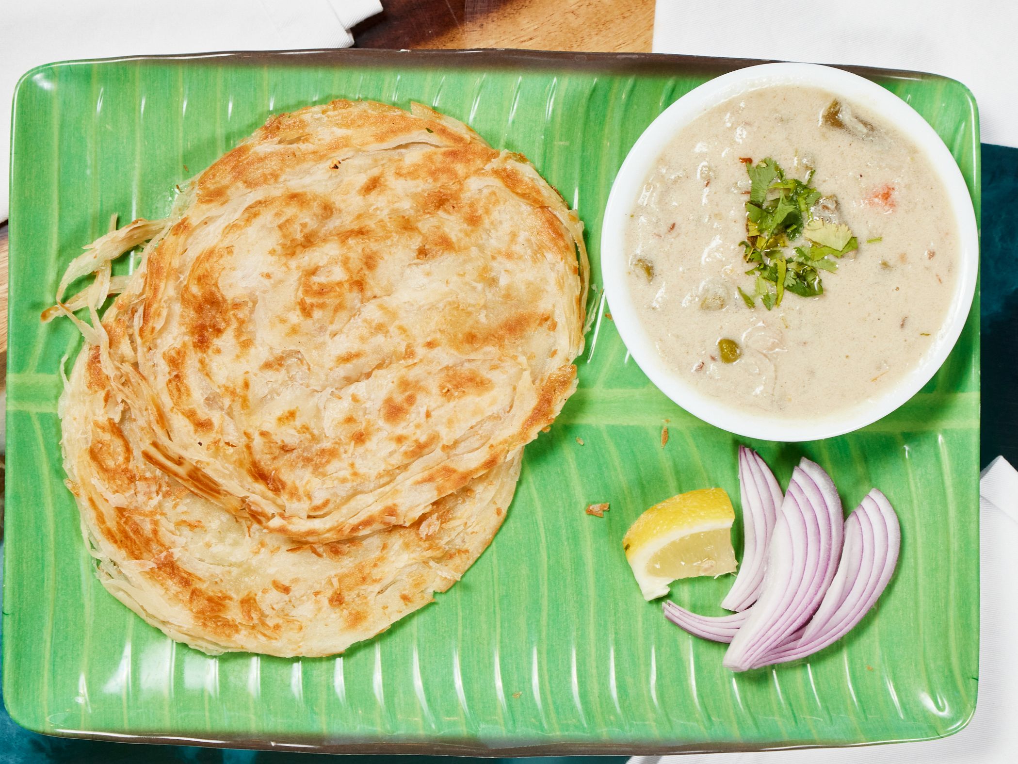 Parota w/Veg Kurma.