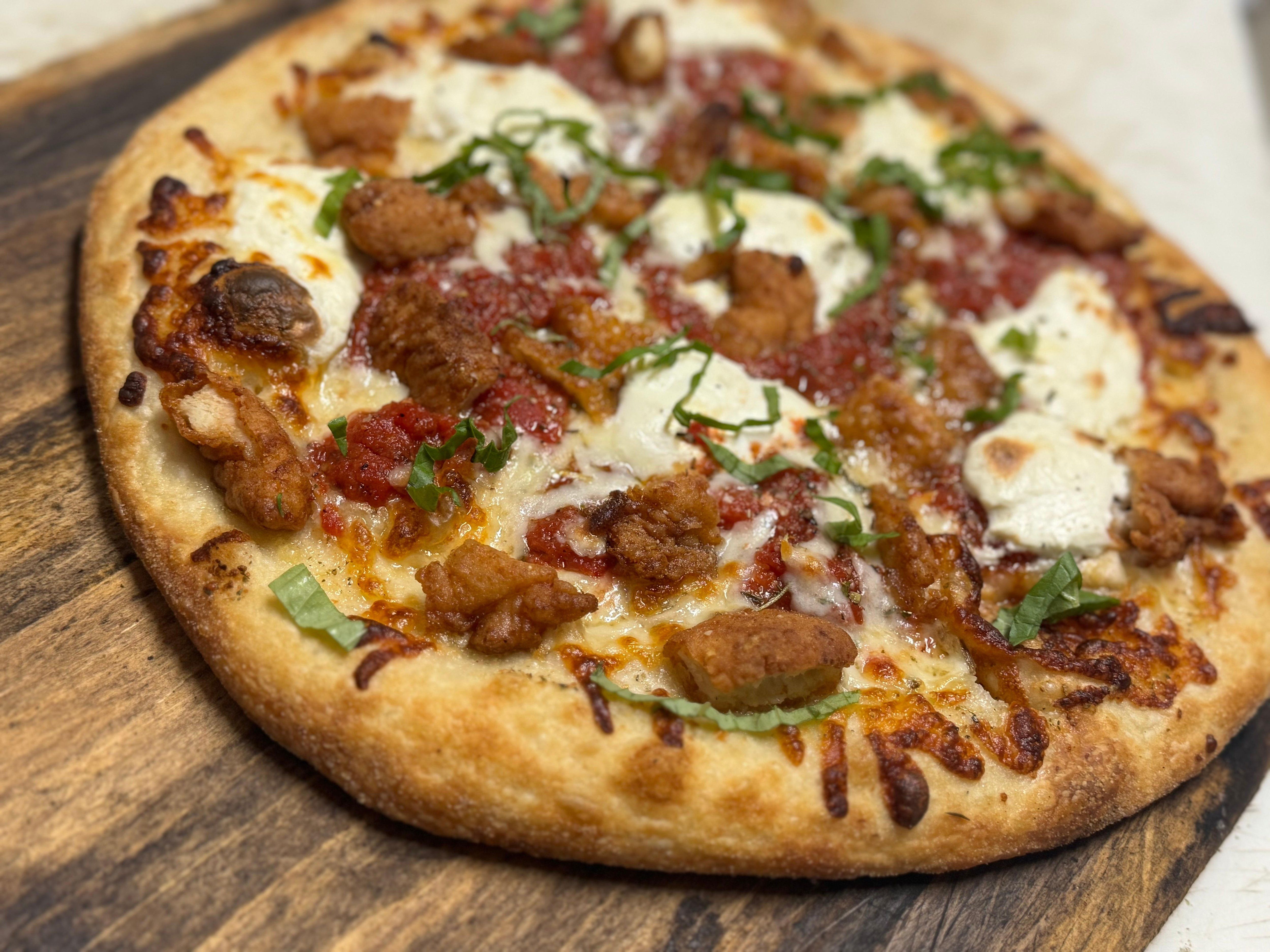 Chicken Parm Pizza.