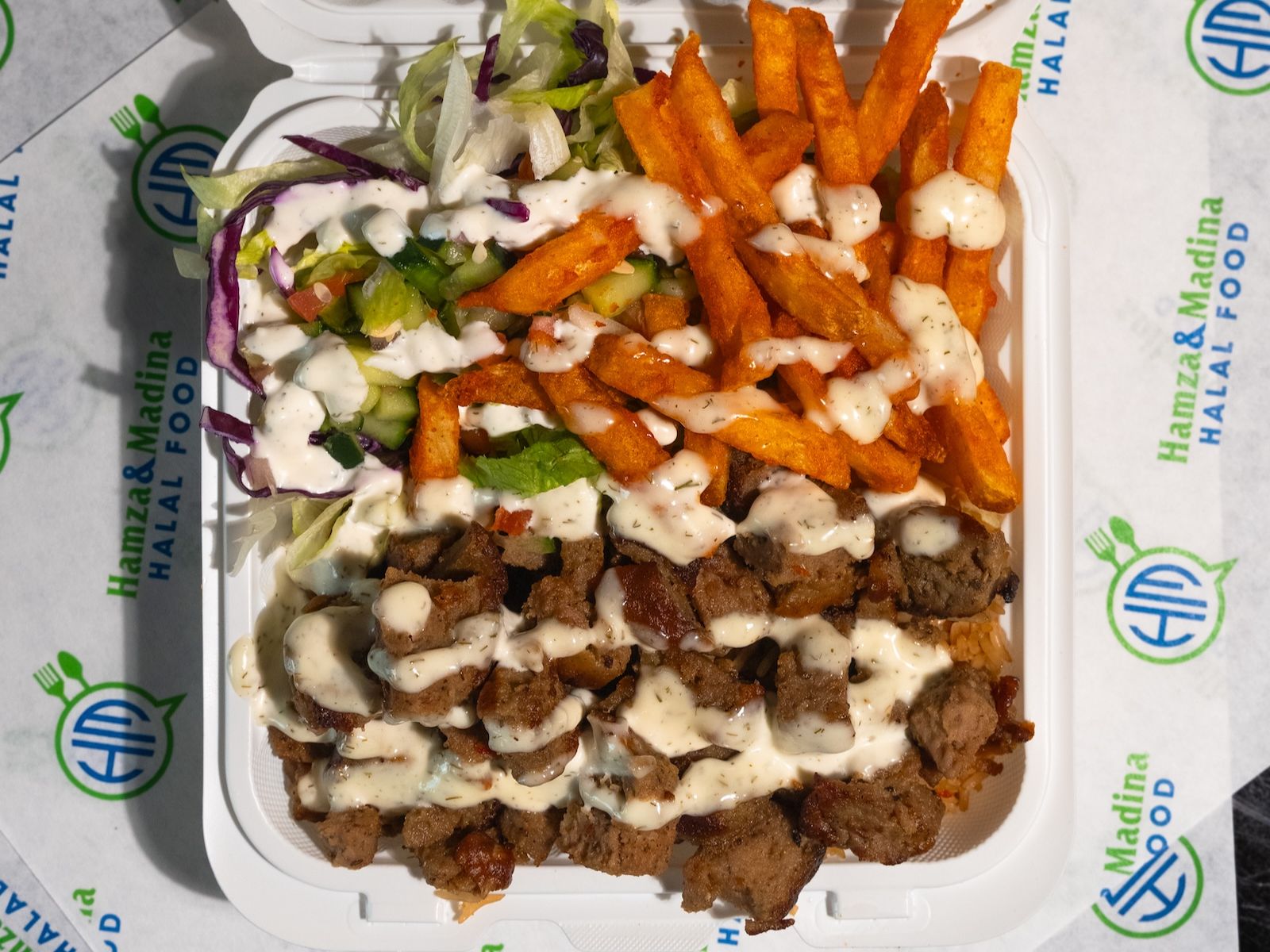 Lamb Over Rice.