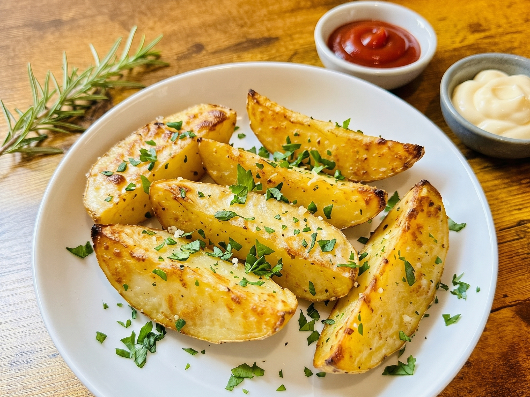Greek Lemon Potatoes.