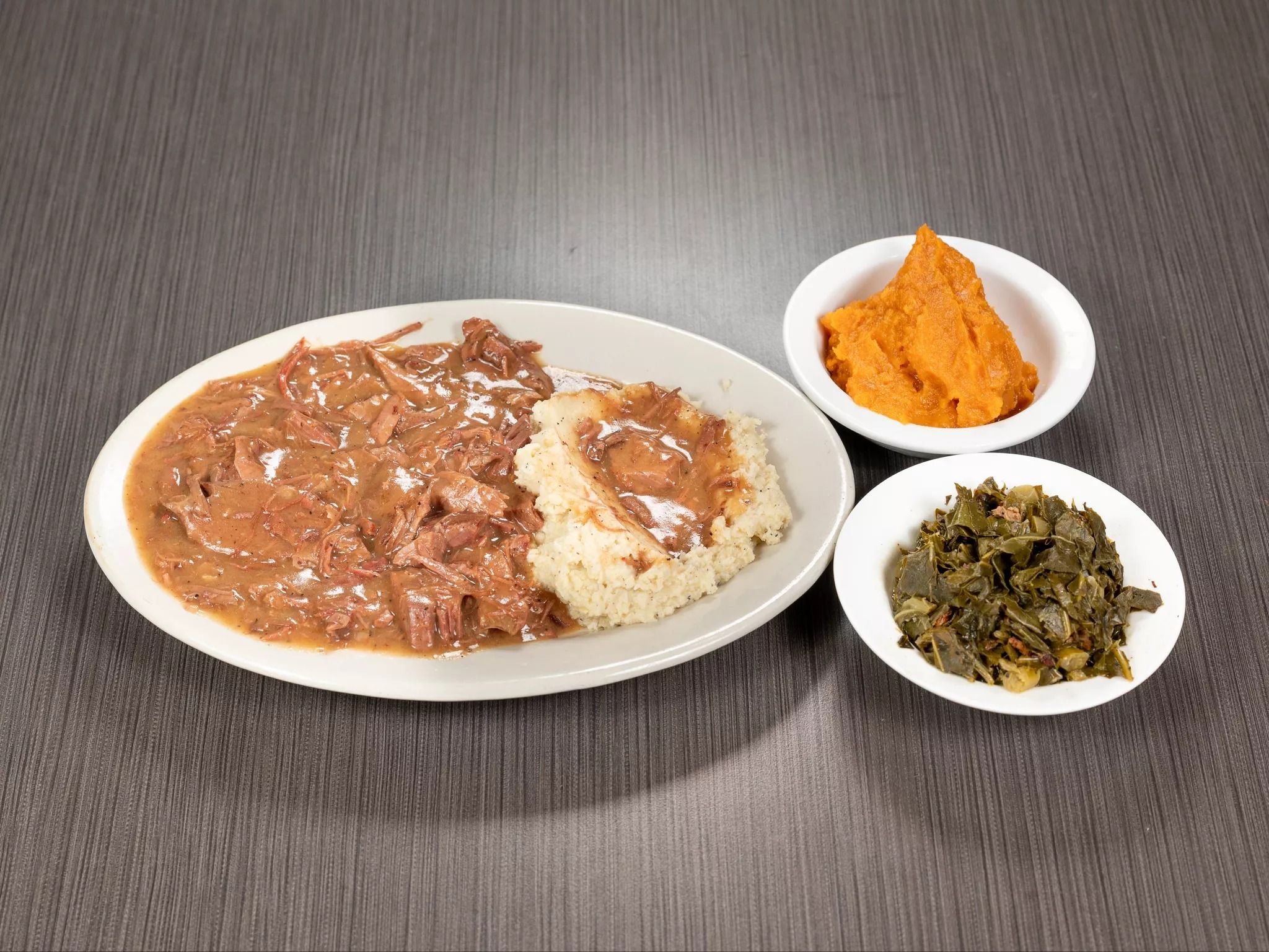 Roast Beef (in a Rich Brown Gravy).