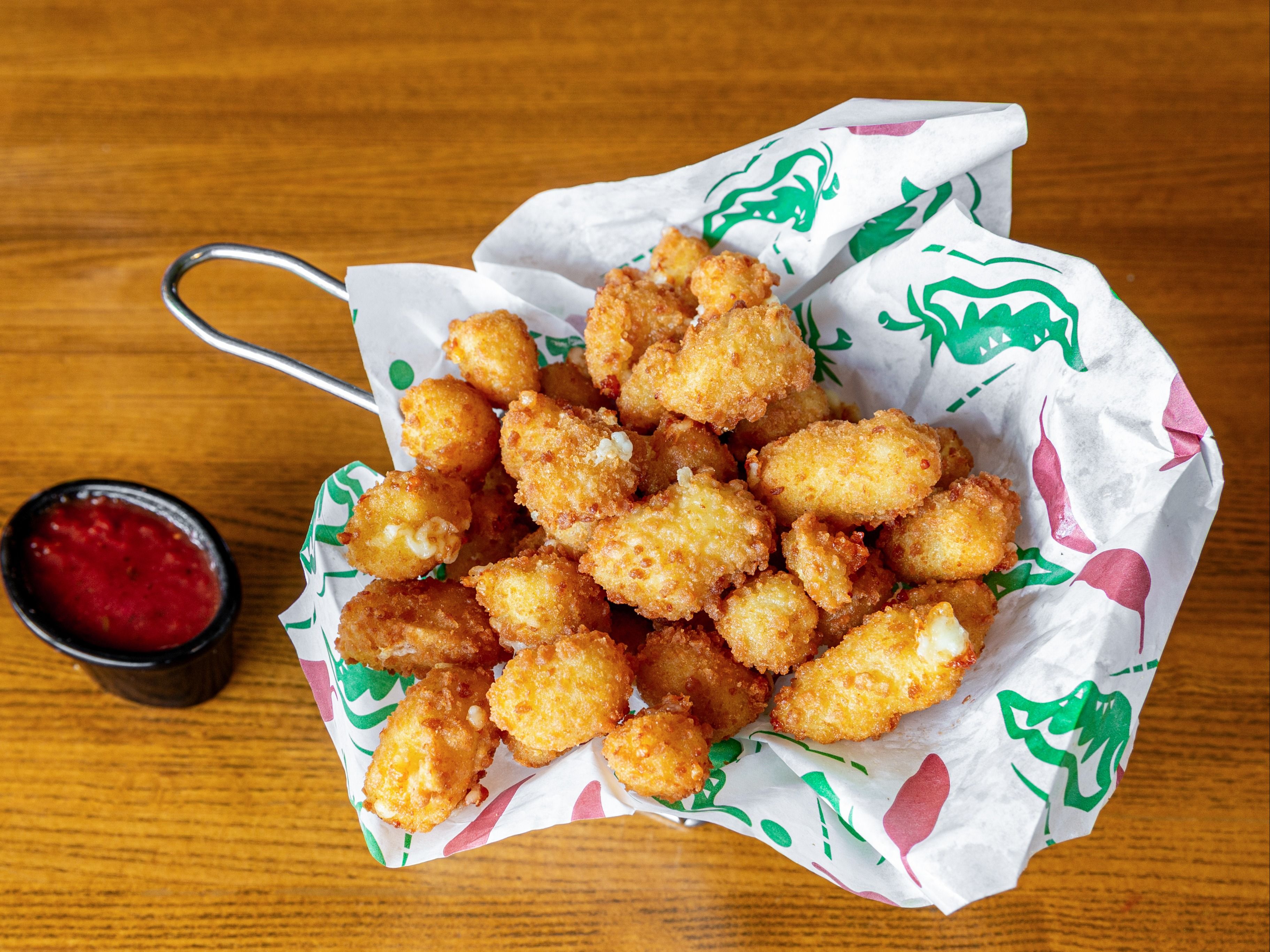 Breaded Wisconsin Cheese Curds.