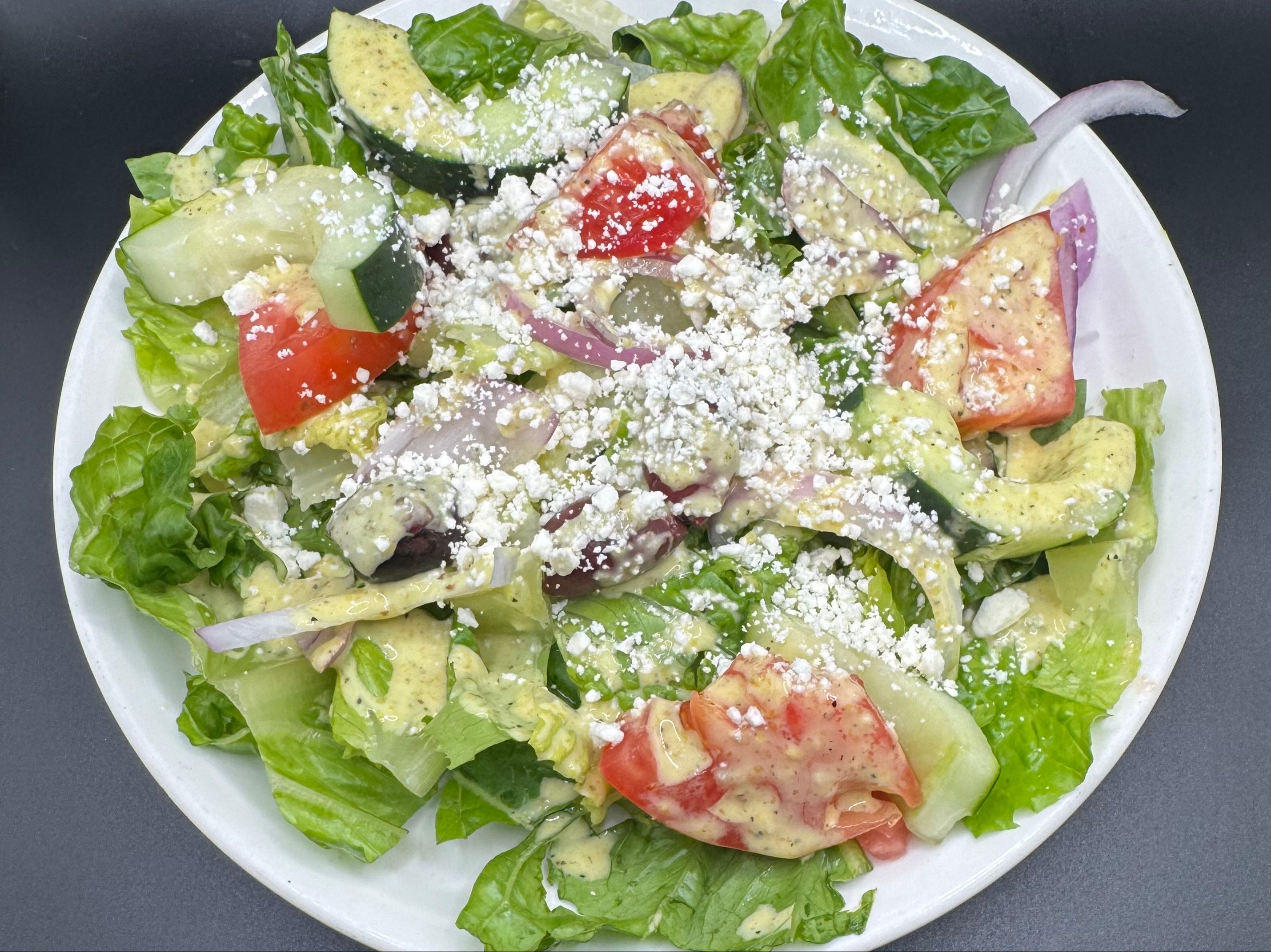 Large Mediterranean Salad.