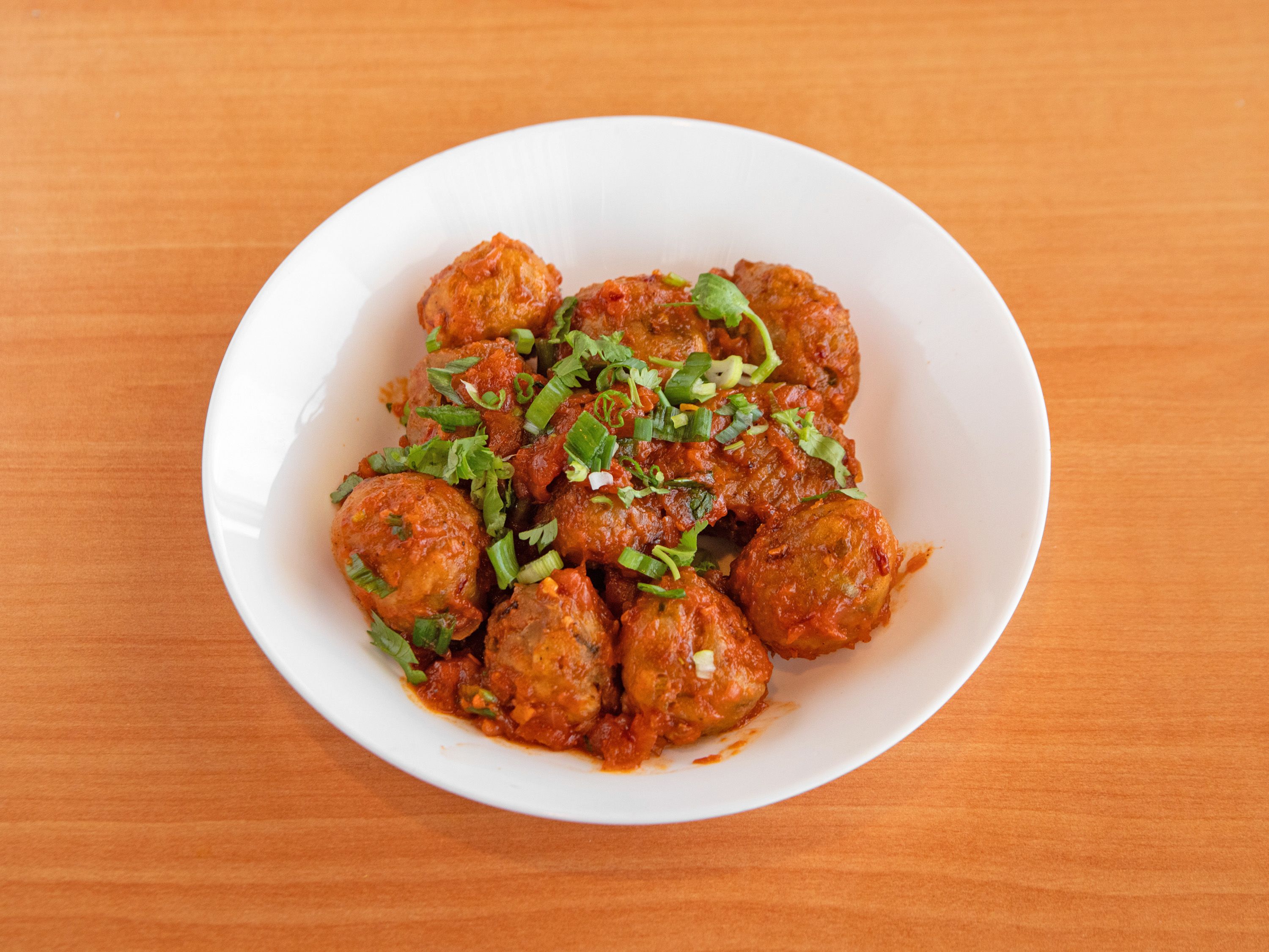 Veg Manchurian.