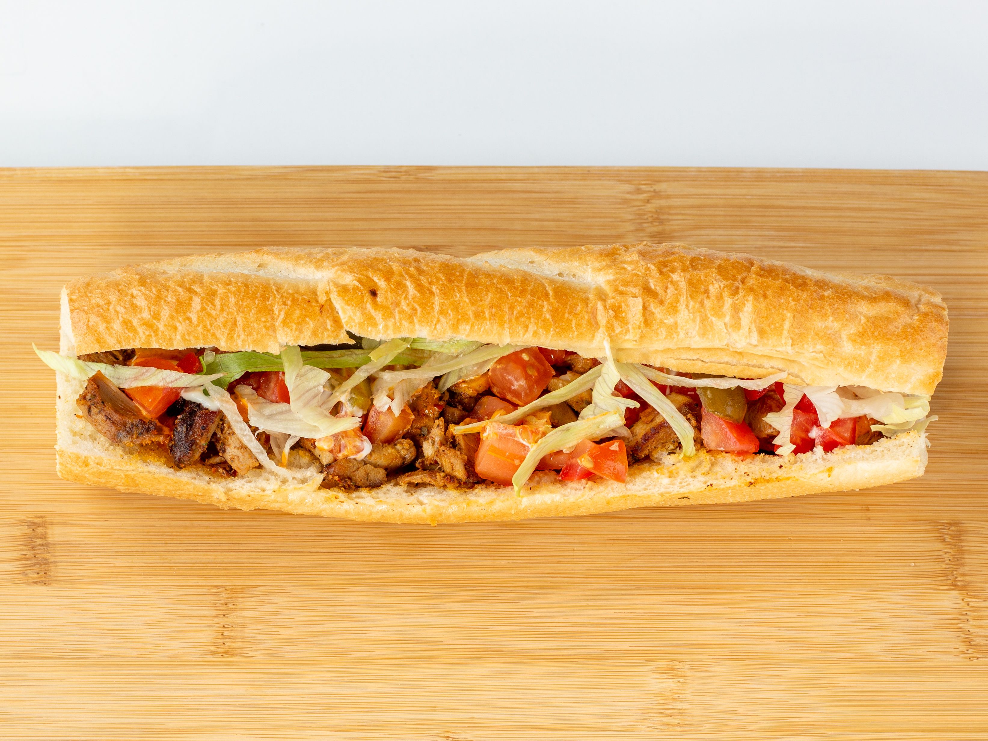 Chicken Spicy Baguette.