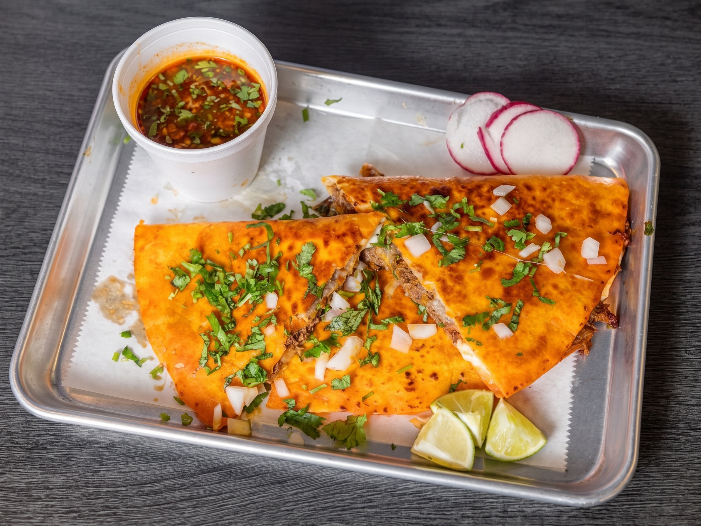 Quesabirria Quesadilla.