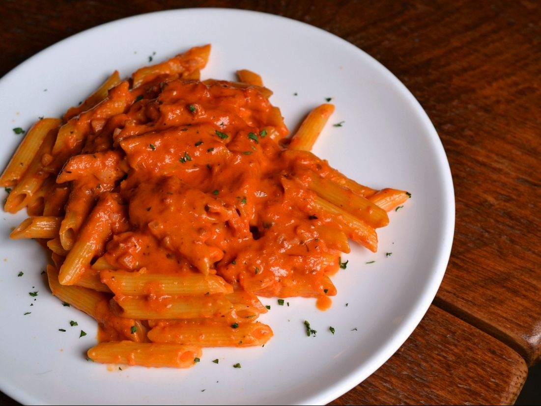 Penne a la Vodka.