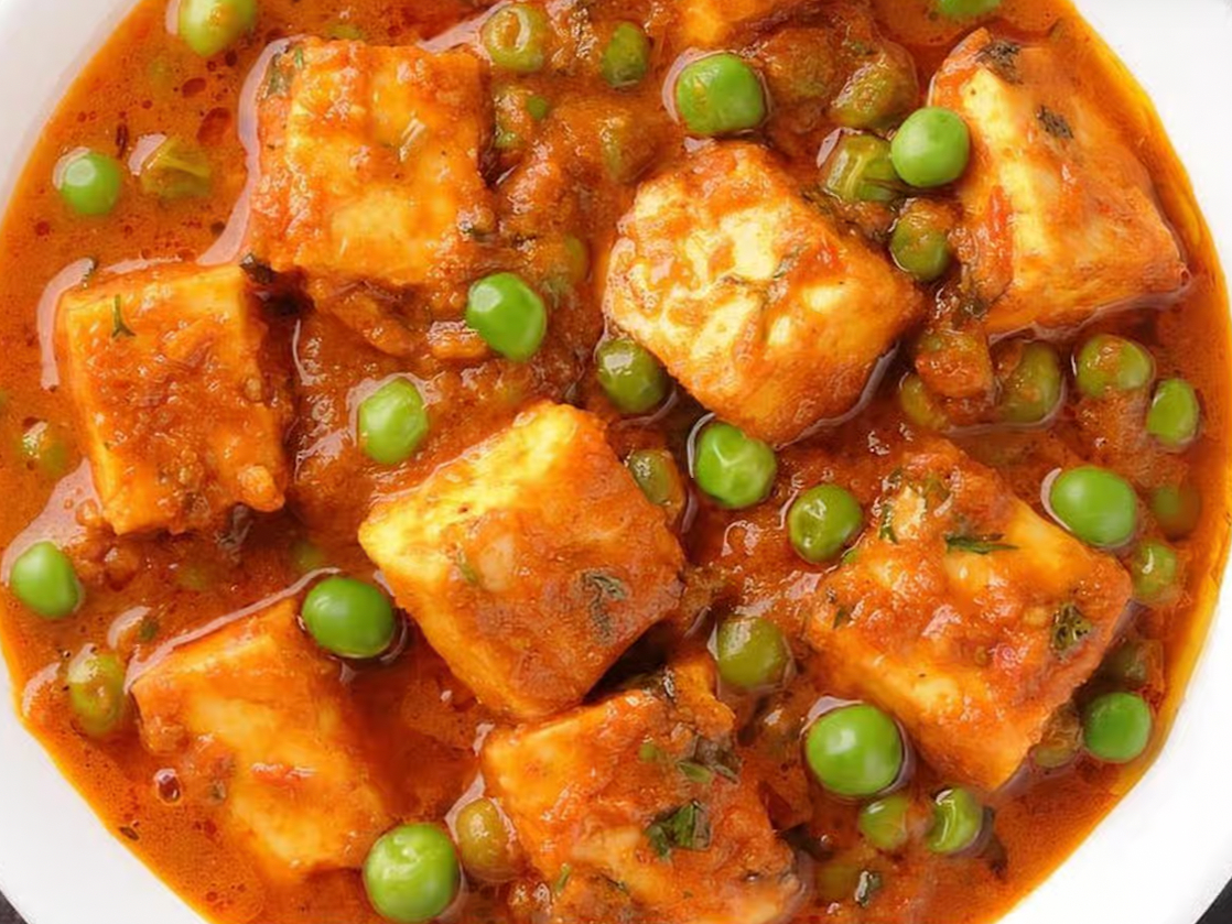 Mattar Paneer.