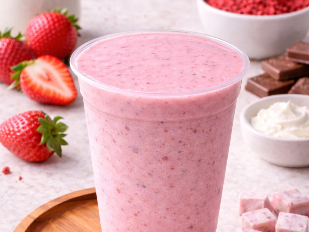 Slushy Strawberry.