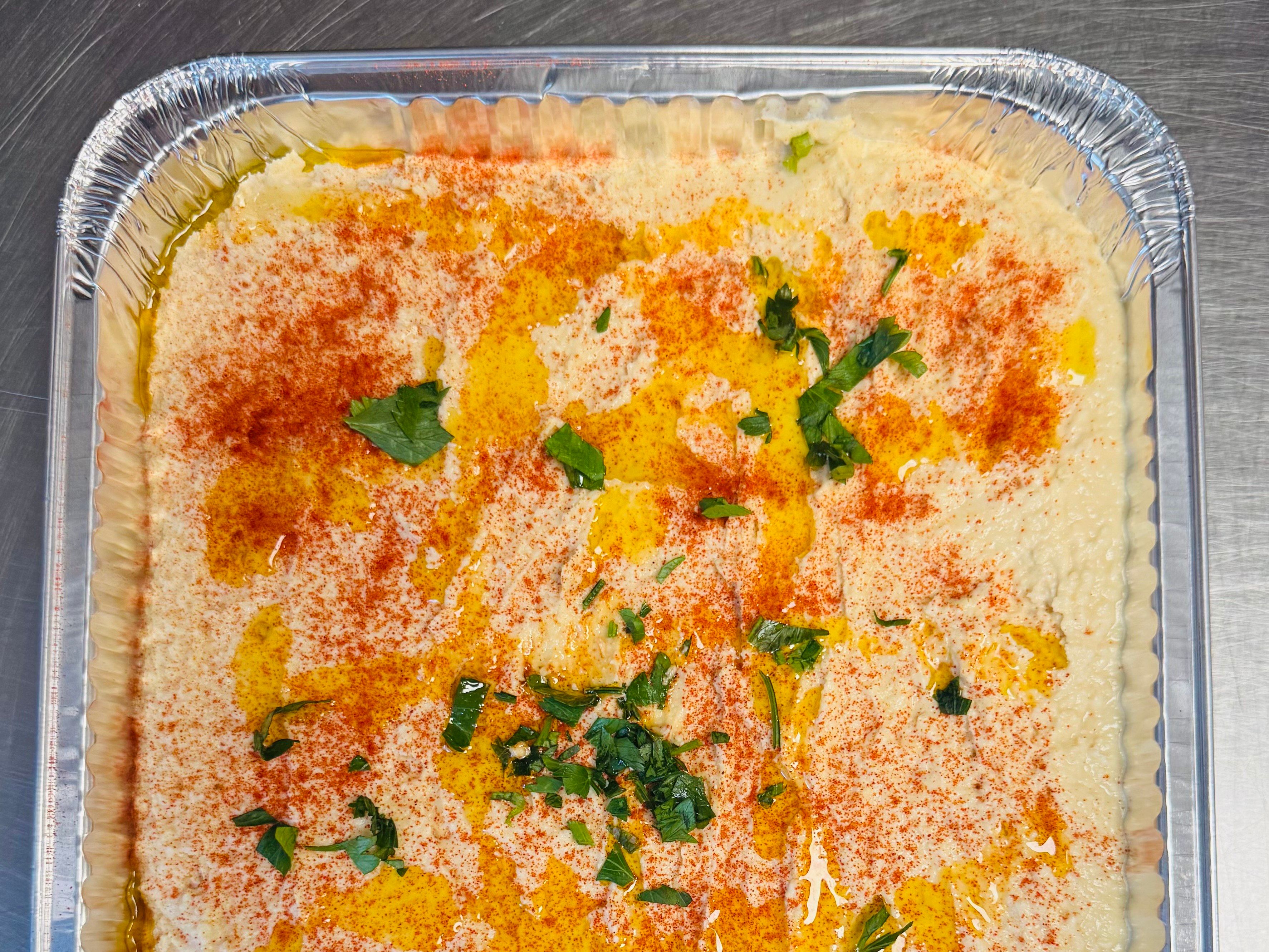 Half Tray Hummus.