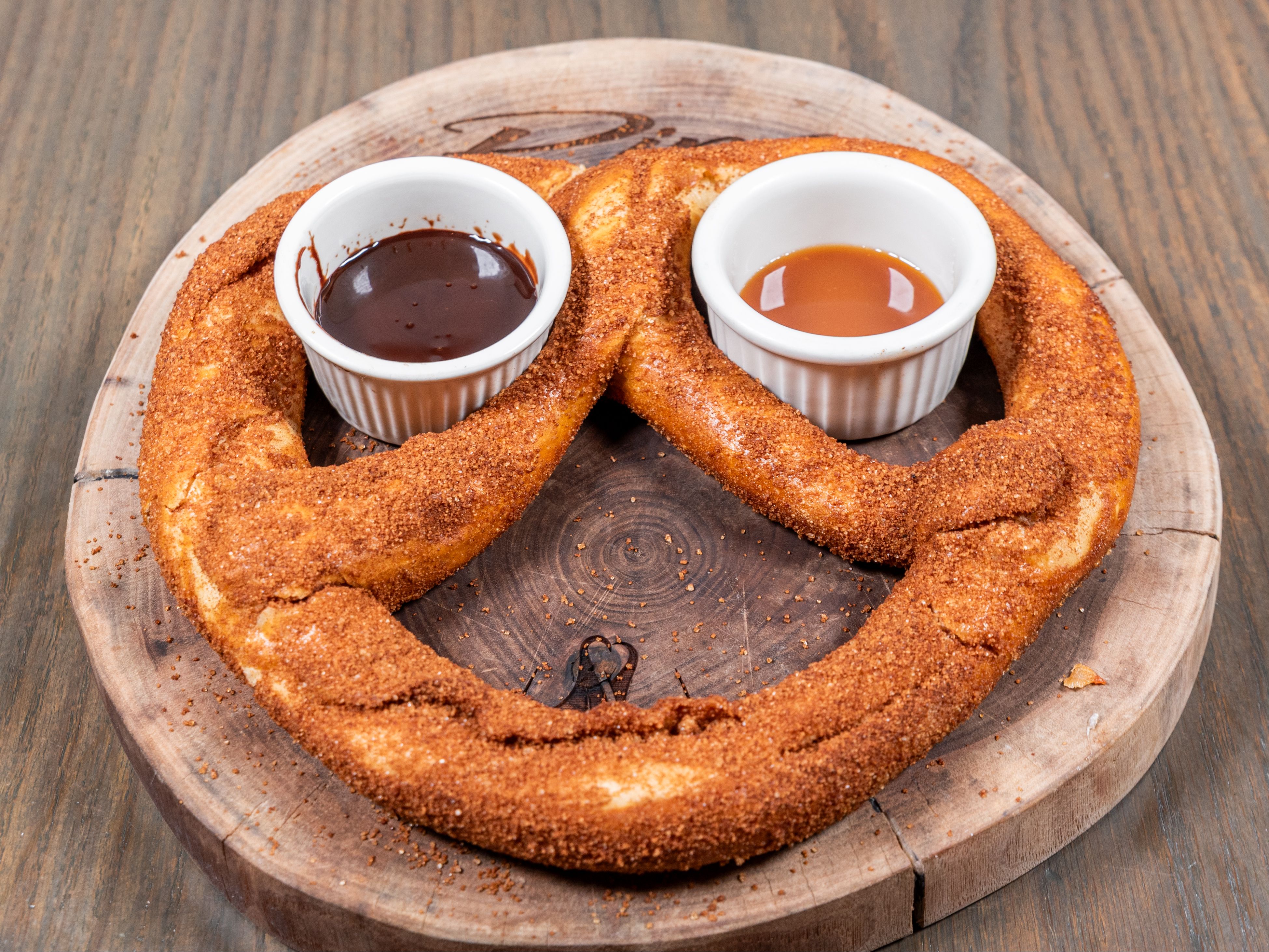 Large Churro Pretzel.