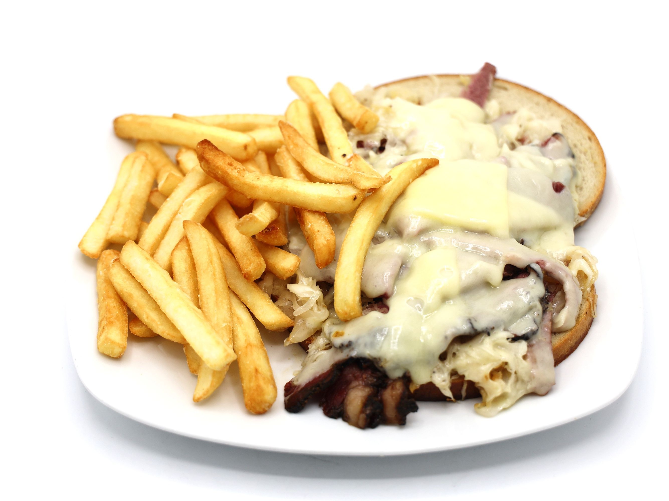 Grilled Reuben.