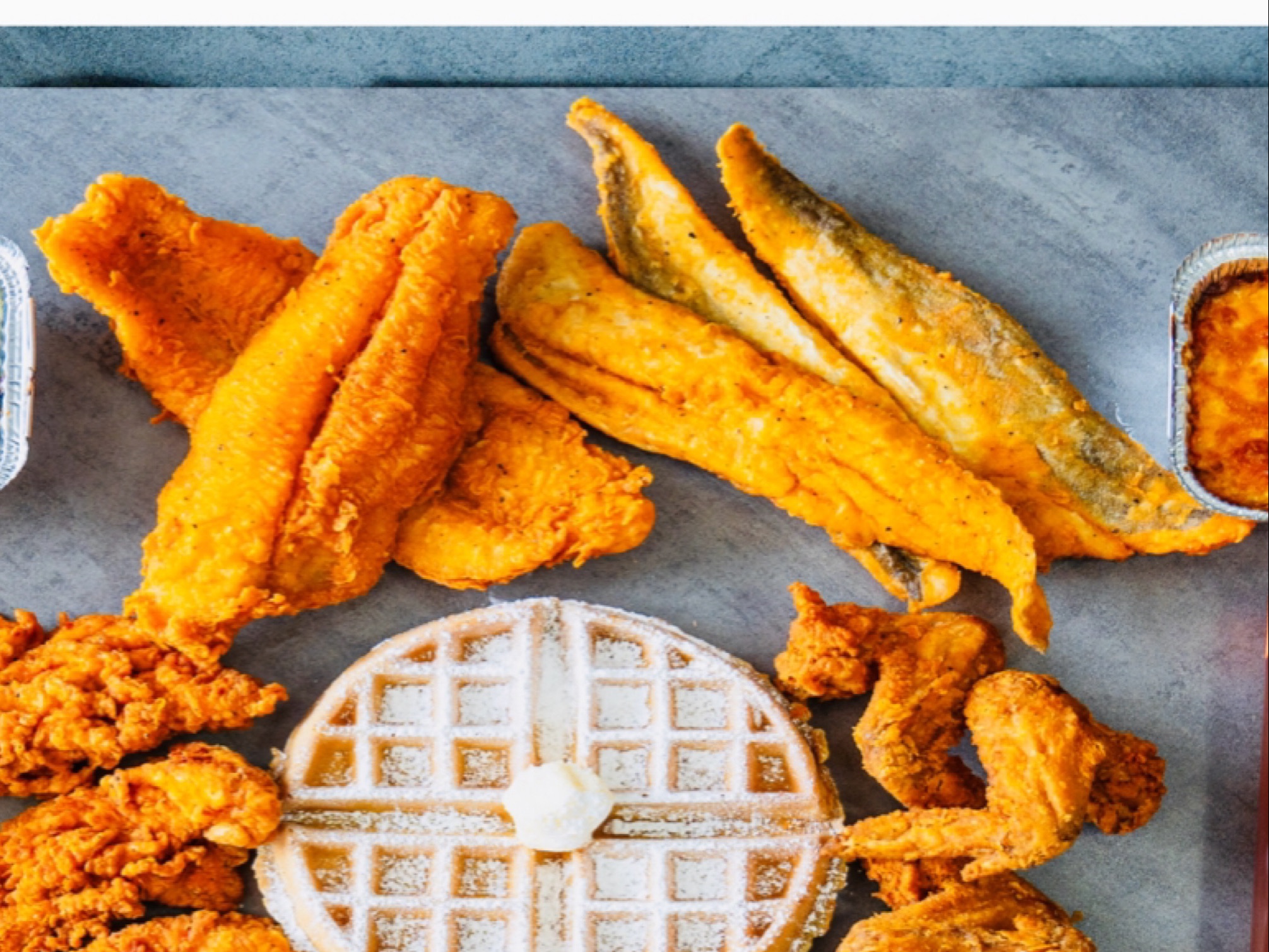 5 Catfish & 1 Waffle.