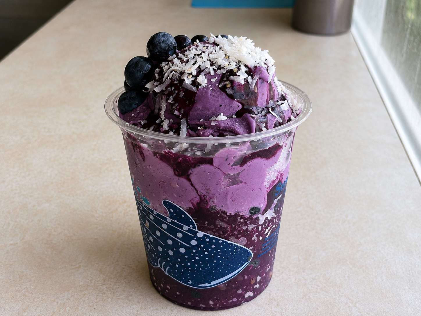 Blueberry Ube Shave Ice.