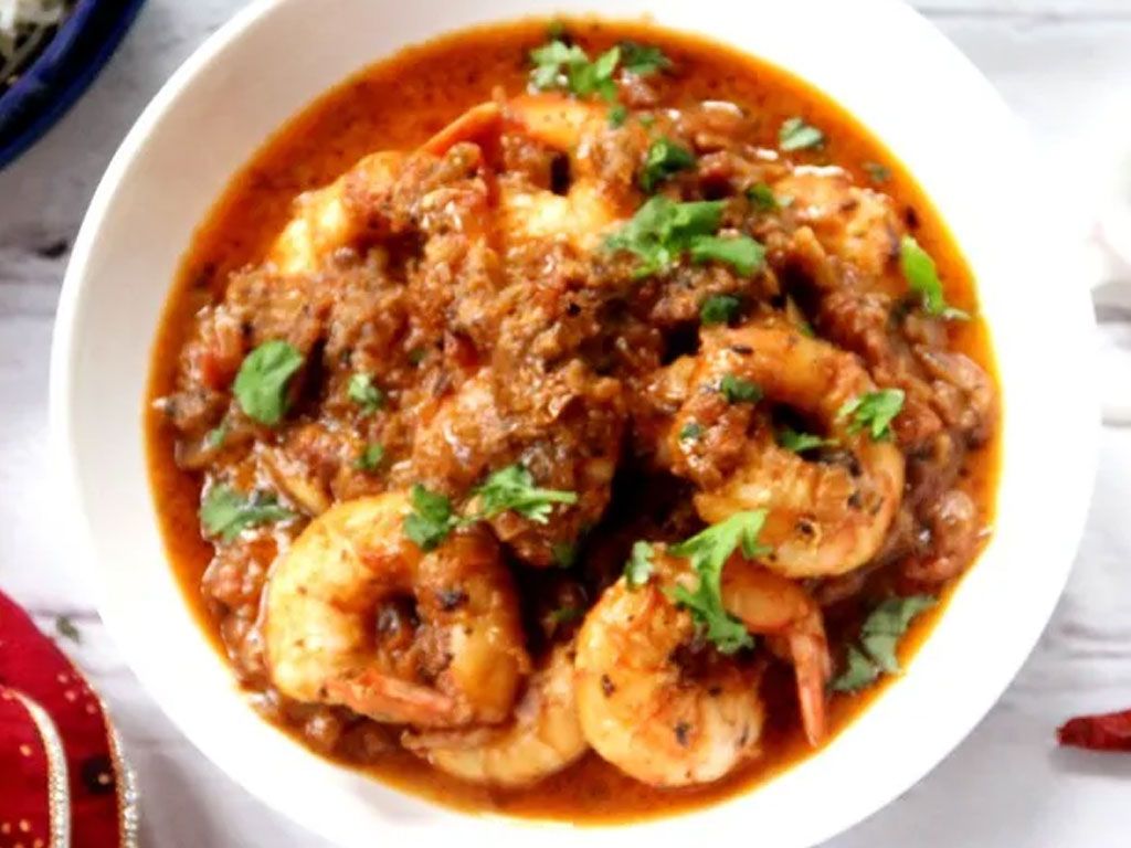 Shrimp Vindaloo.