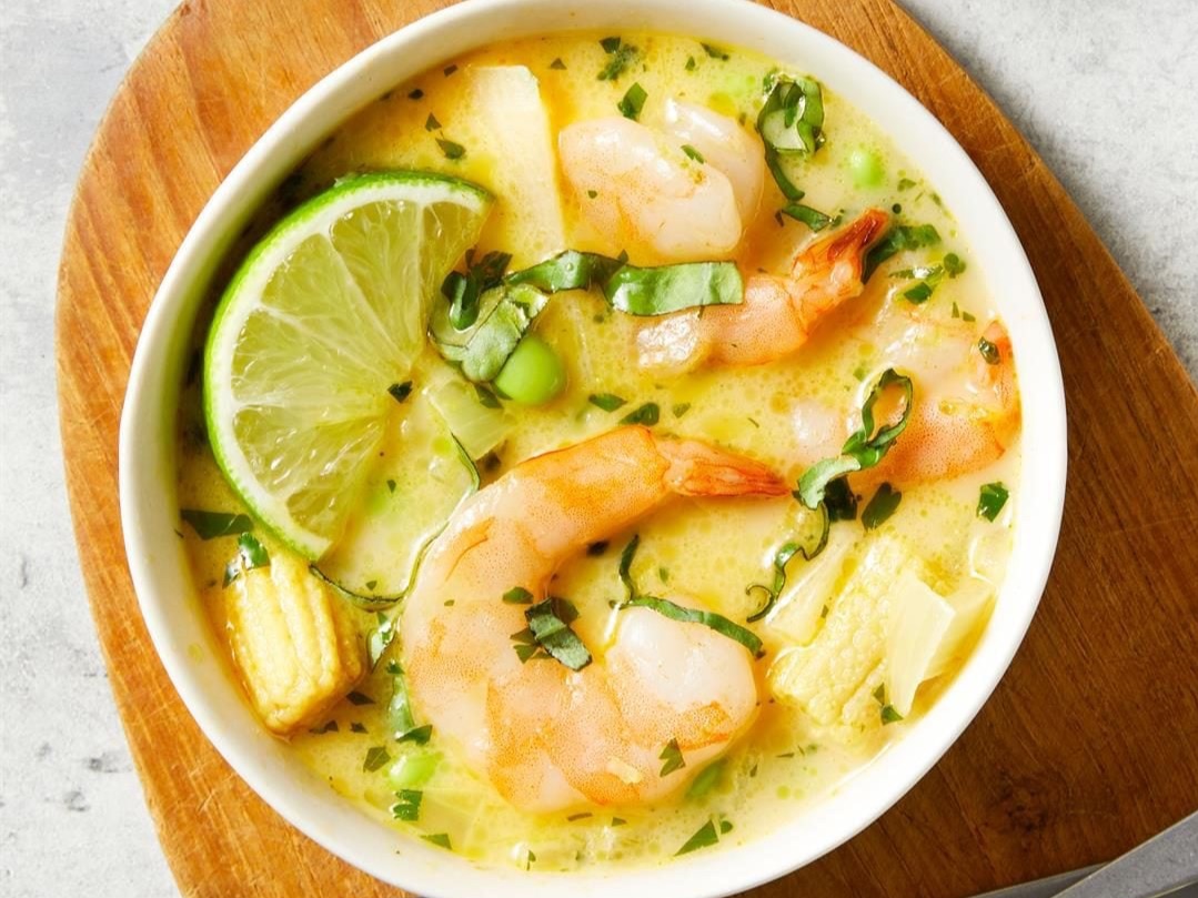 Shrimp Yellow Curry.