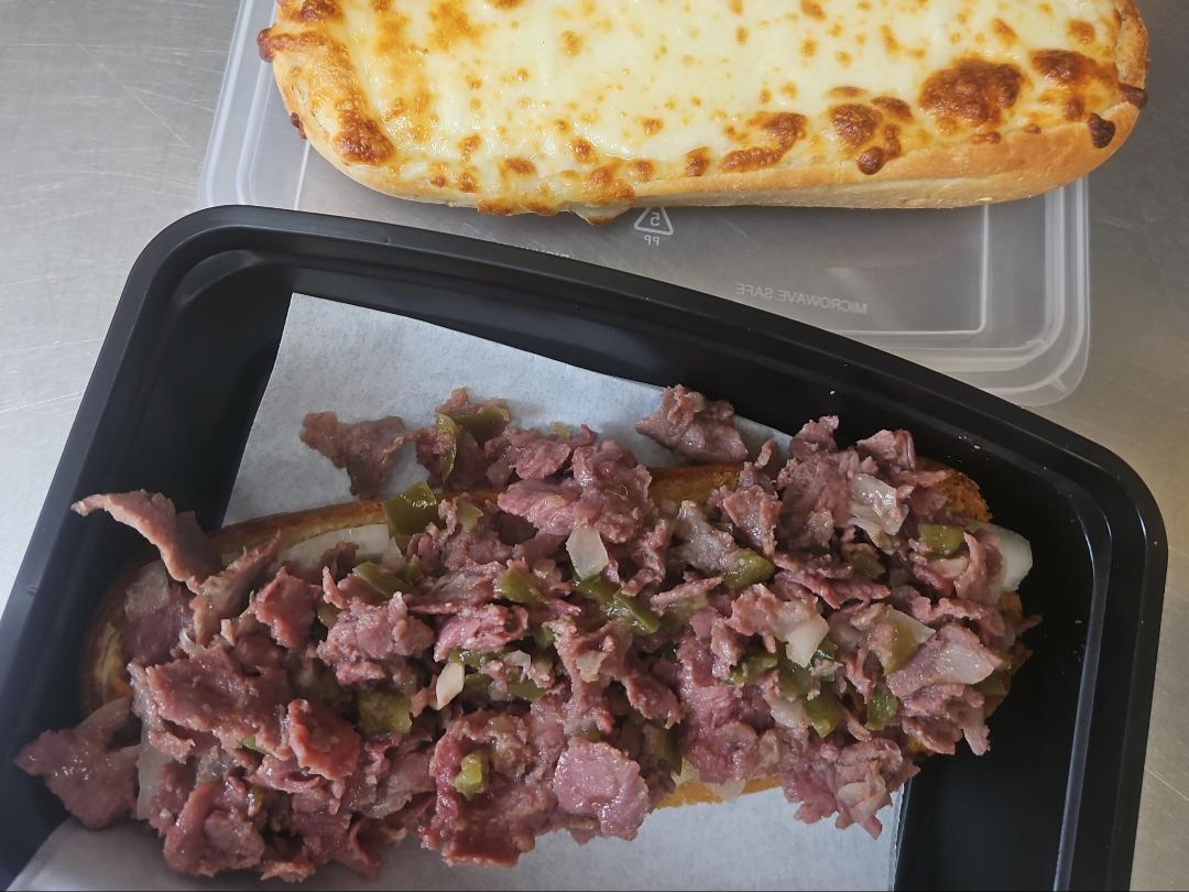 Philly Cheesesteak Hoagie.